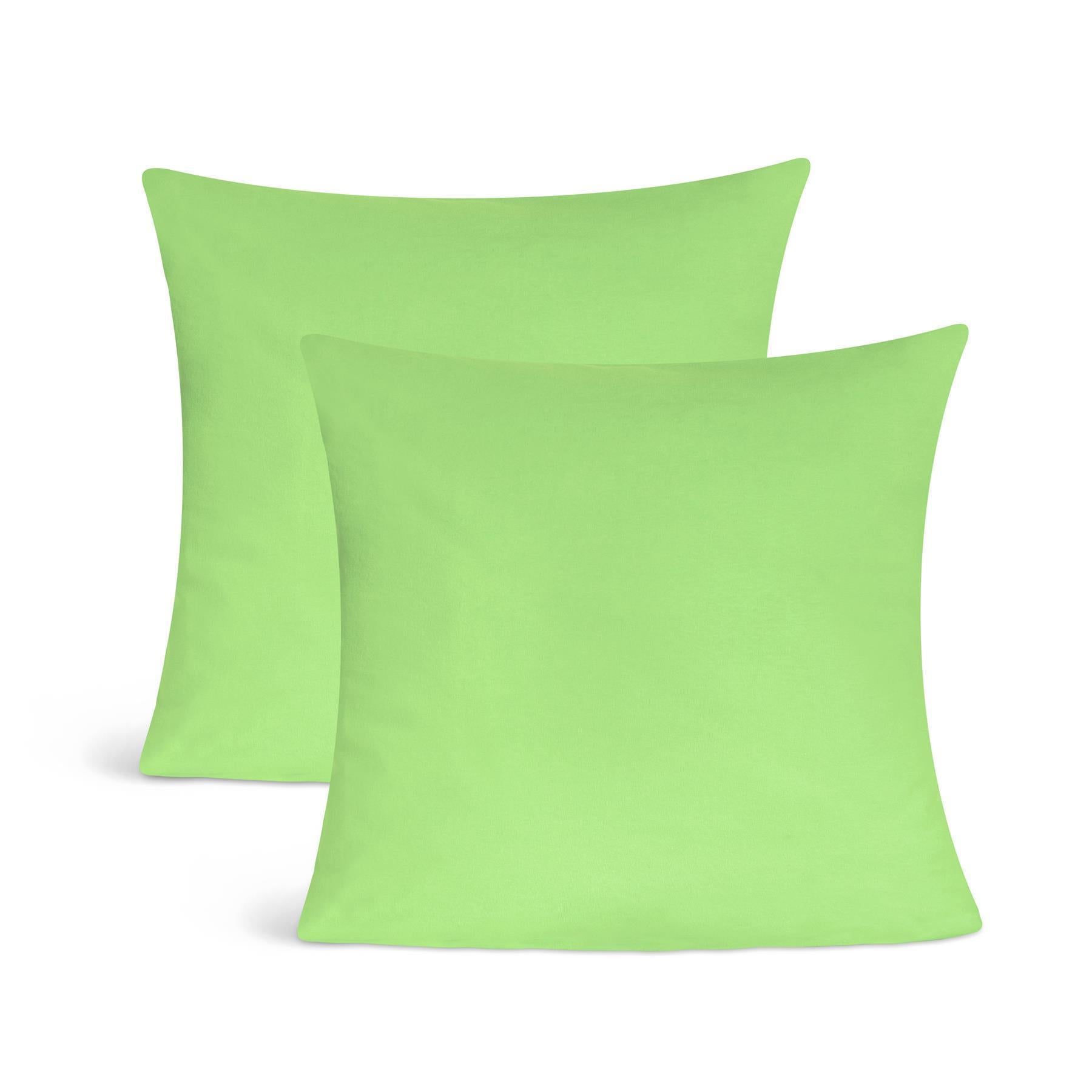 Kissenbezüge 2er Set 40x40 cm - 100% Baumwolle, stilvoll und gemütlich