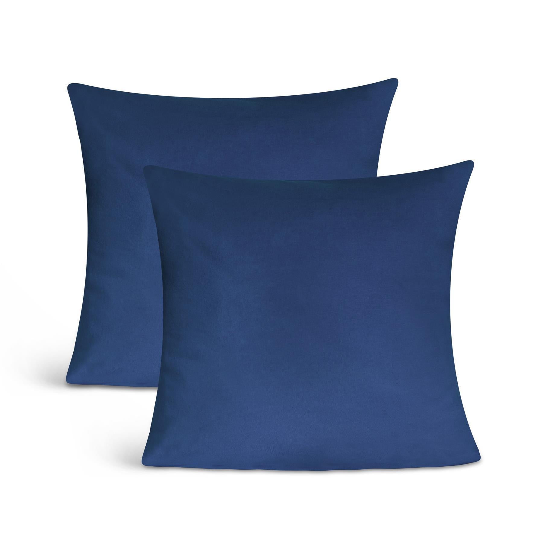 Kissenbezüge 2er Set 40x40 cm - 100% Baumwolle, stilvoll und gemütlich