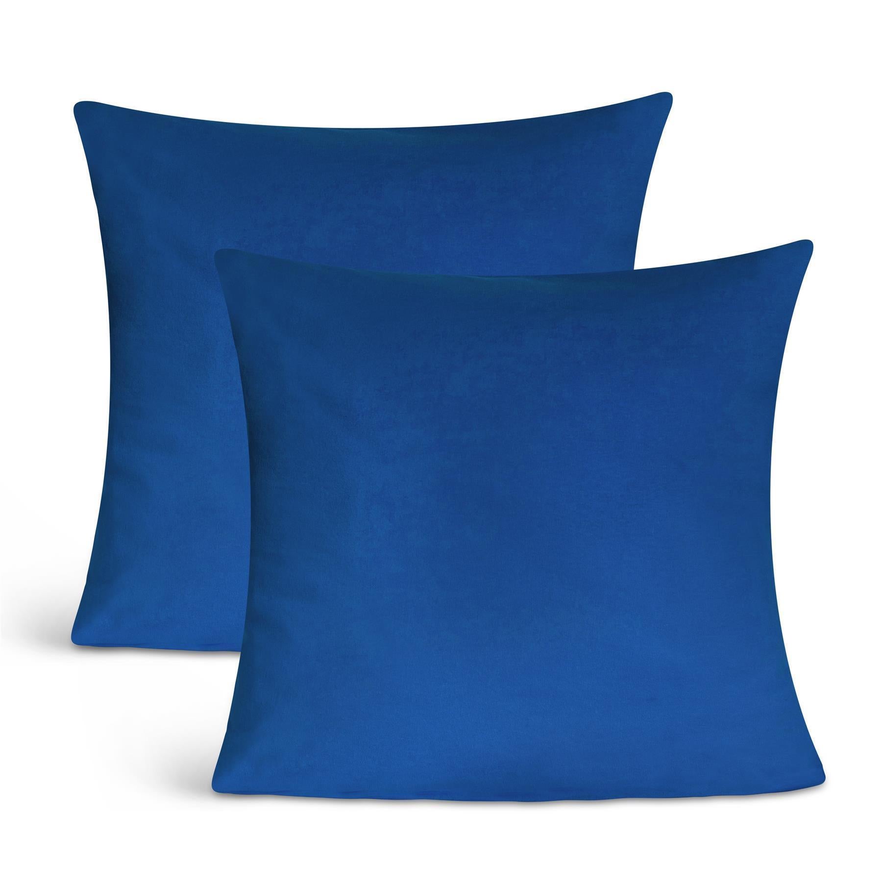 Kissenbezüge 2er Set 40x40 cm - 100% Baumwolle, stilvoll und gemütlich