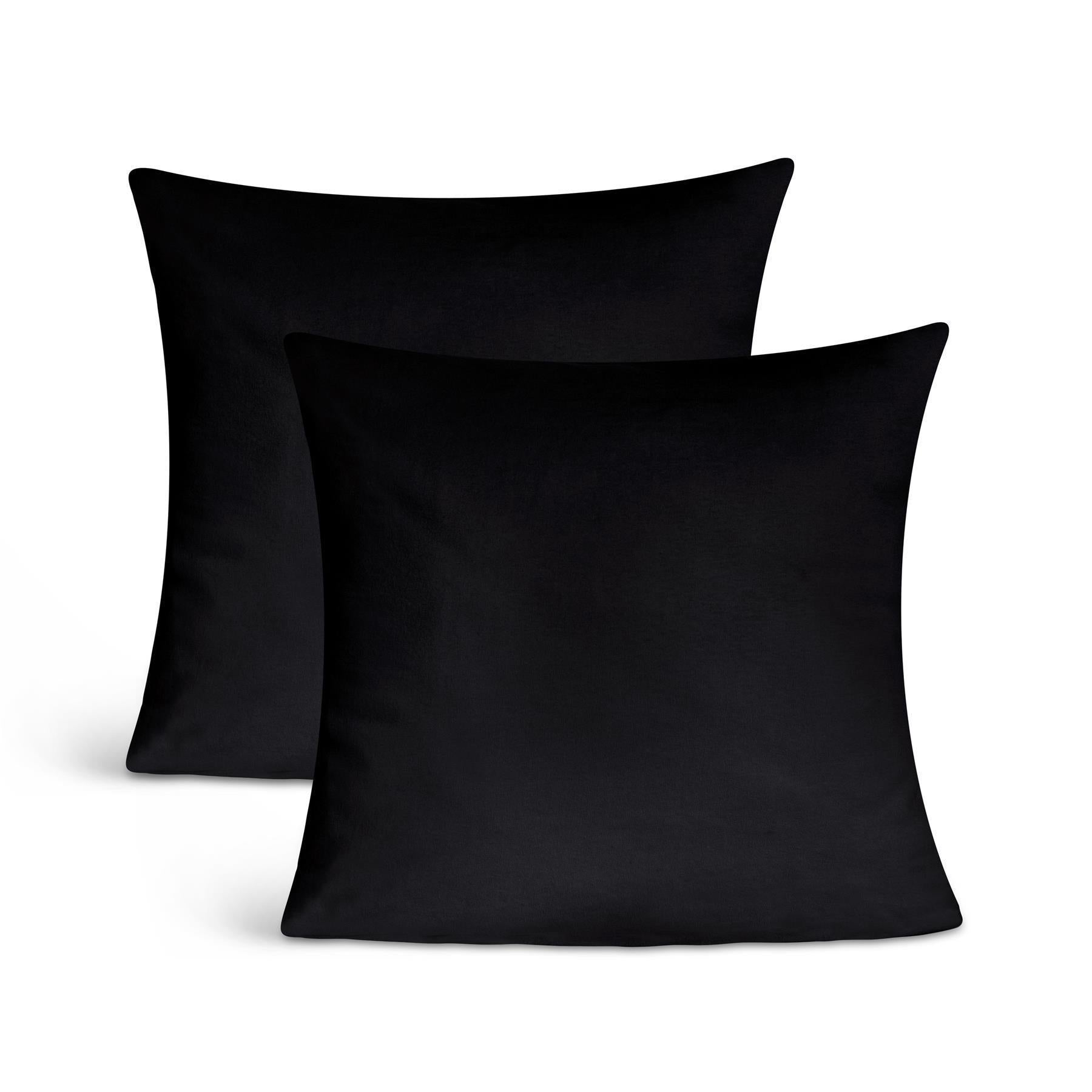 Kissenbezüge 2er Set 40x40 cm - 100% Baumwolle, stilvoll und gemütlich