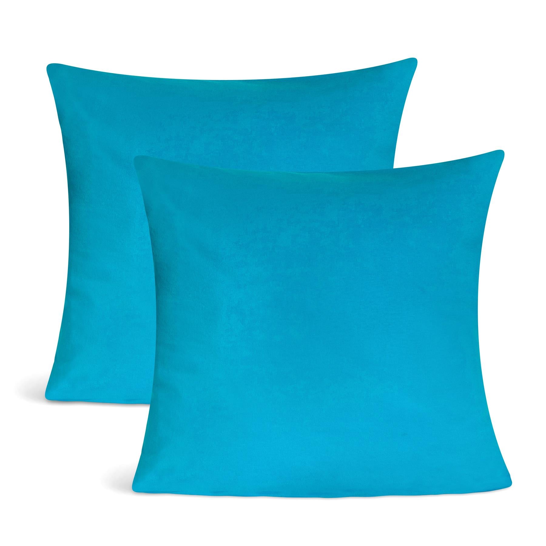 Kissenbezüge 2er Set 40x40 cm - 100% Baumwolle, stilvoll und gemütlich