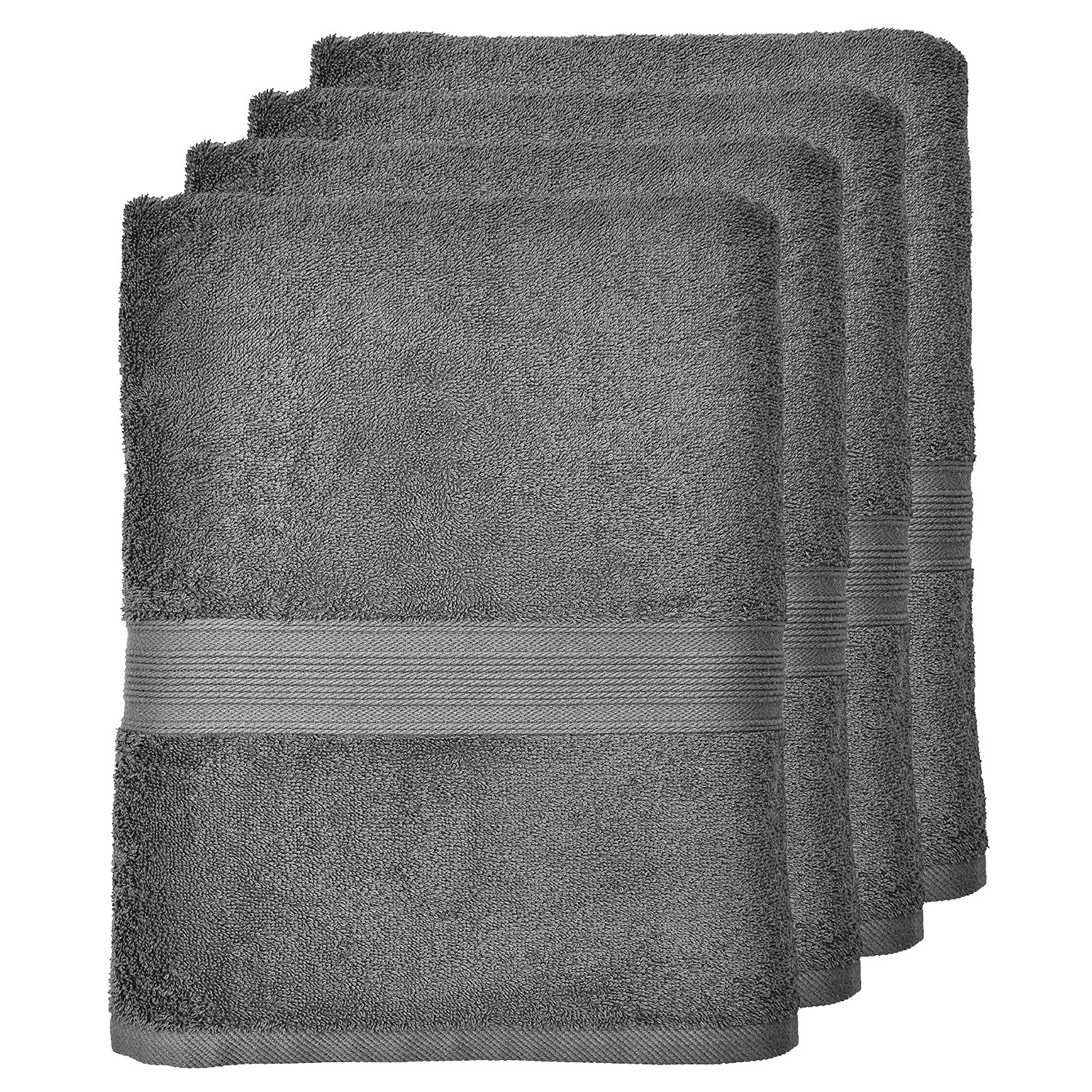 Handtücher von Leevitex – 4er Set, 100% Baumwolle, 50 x 100 cm, weich und saugfähig