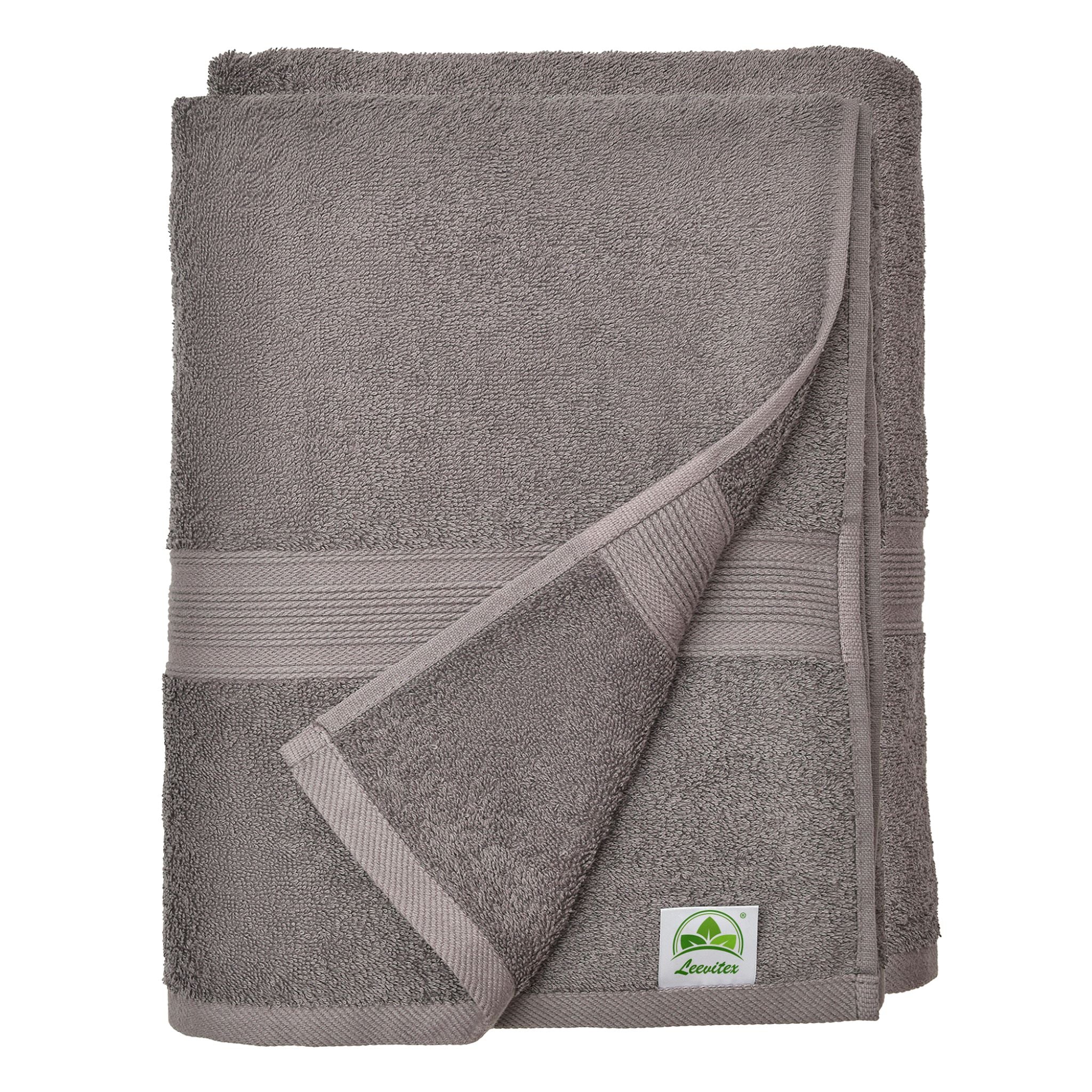 Saunatücher aus 100% Baumwolle im 2er Set – 80 x 200 cm, weich und saugfähig