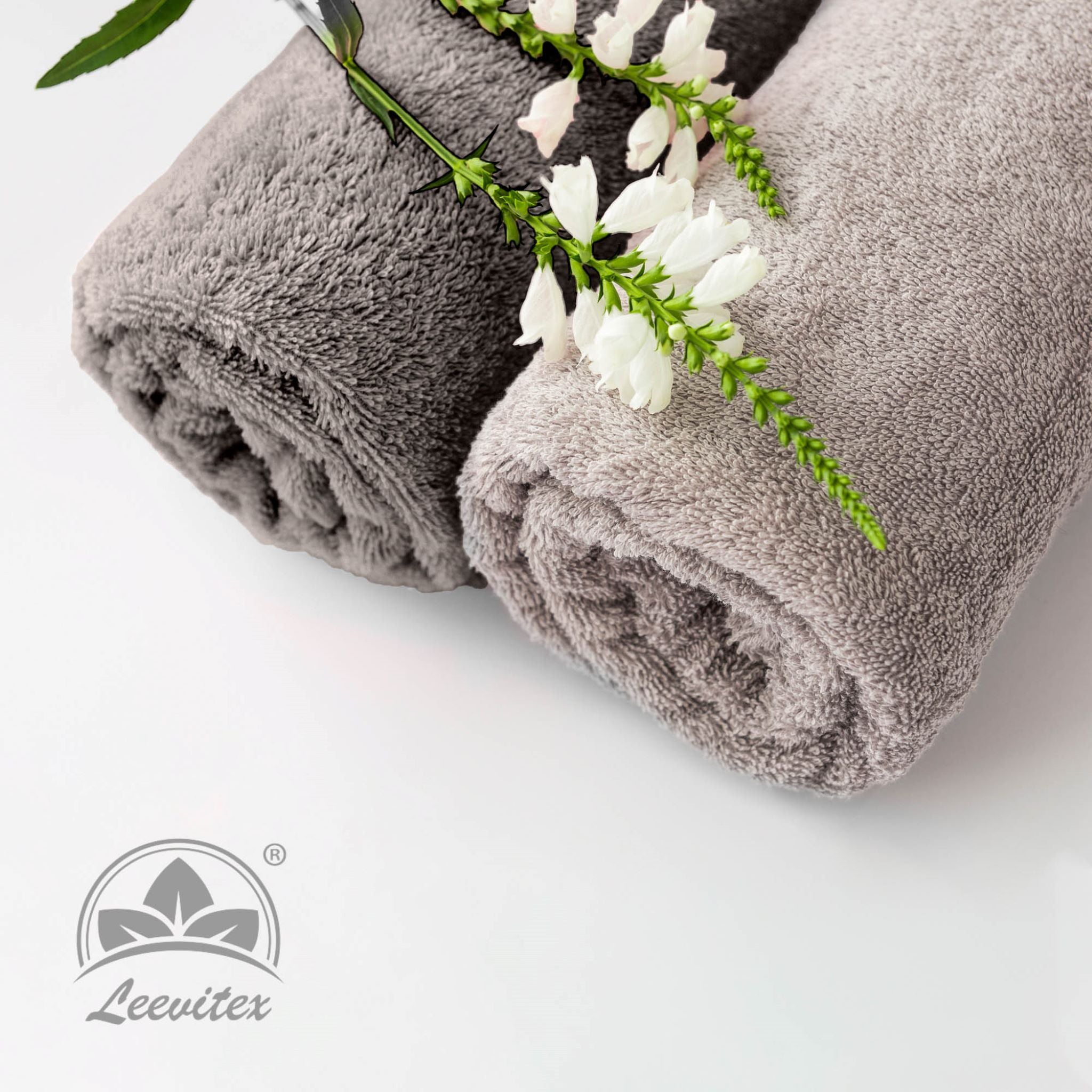 Saunatücher aus 100% Baumwolle im 1er Set – 80 x 200 cm, weich und saugfähig