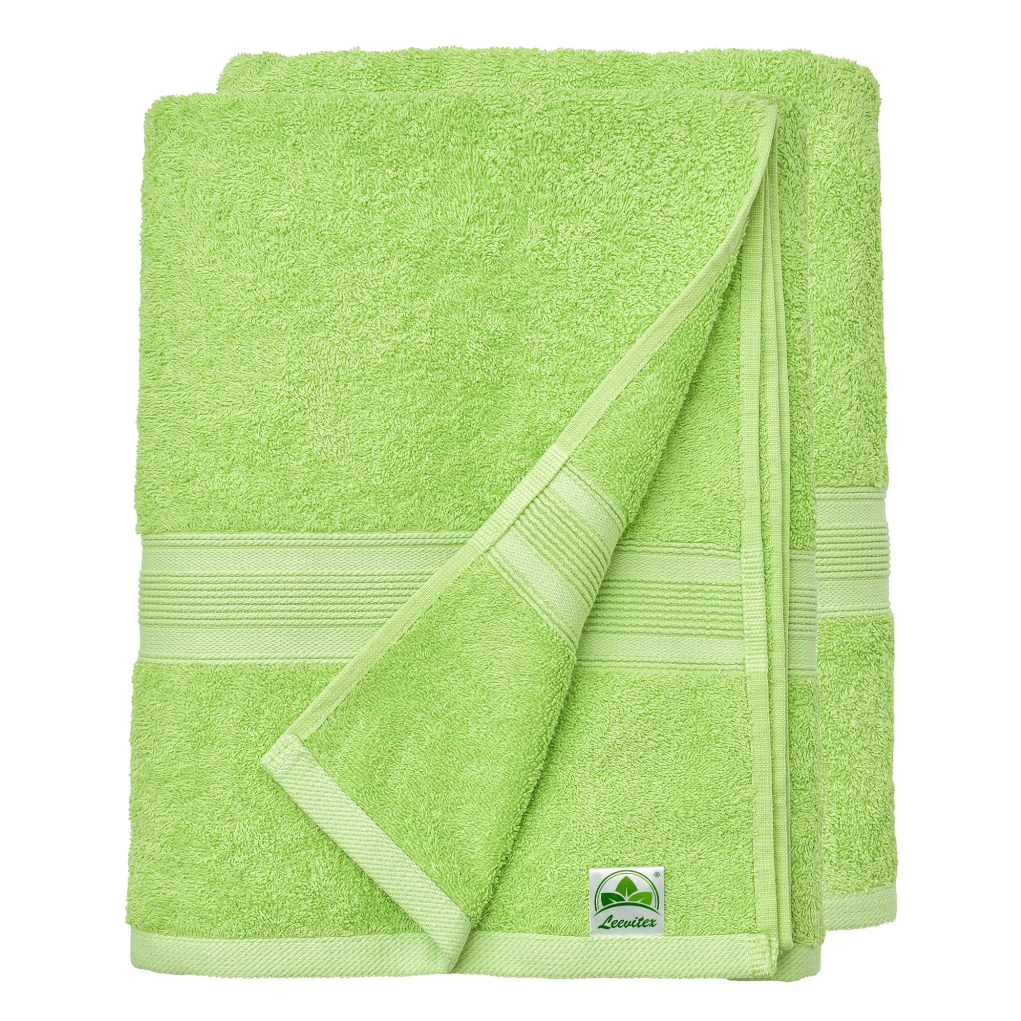 Duschtücher im 2er Set – 100% Baumwolle, 70 x 140 cm, weich und saugfähig