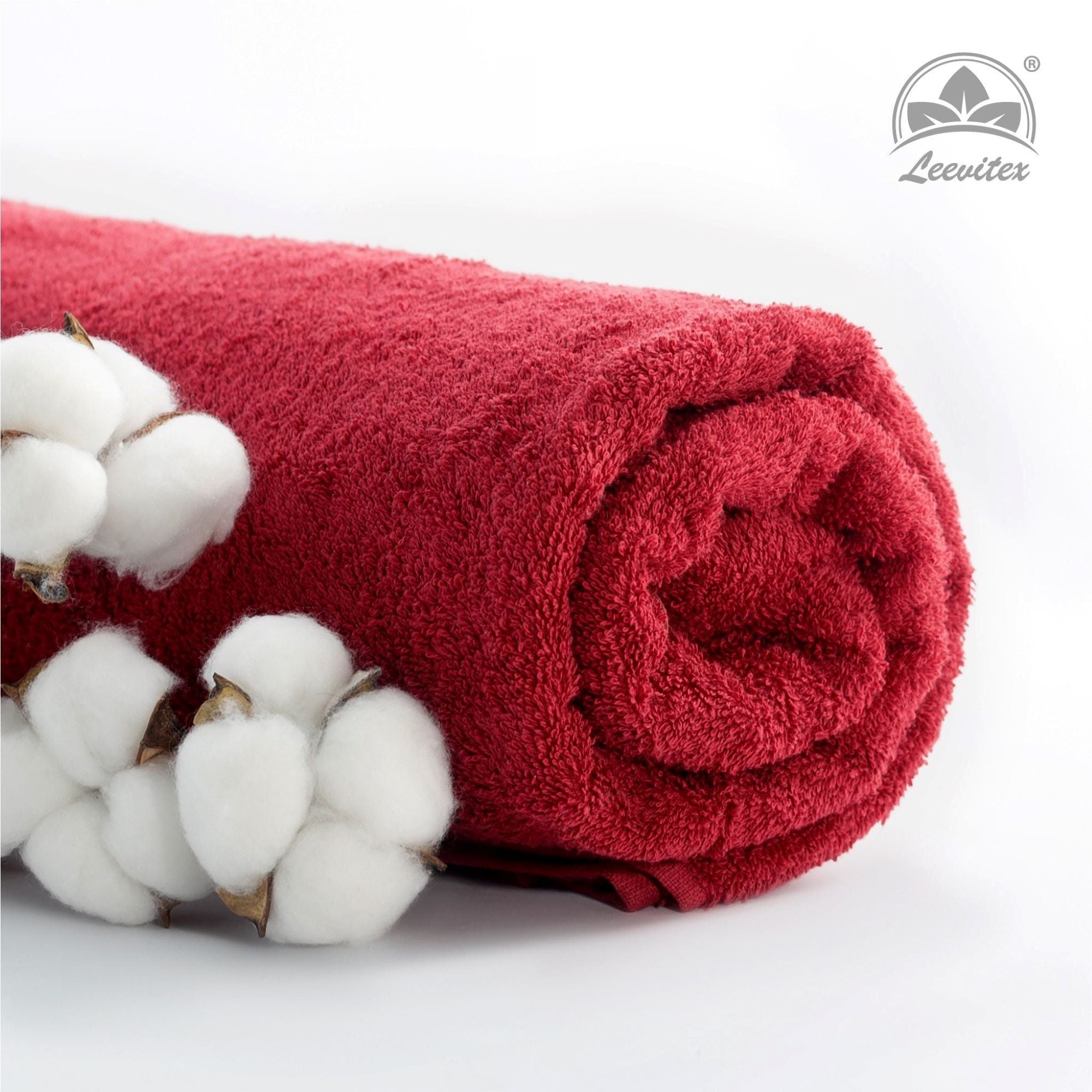 Saunatücher aus 100% Baumwolle im 1er Set – 80 x 200 cm, weich und saugfähig