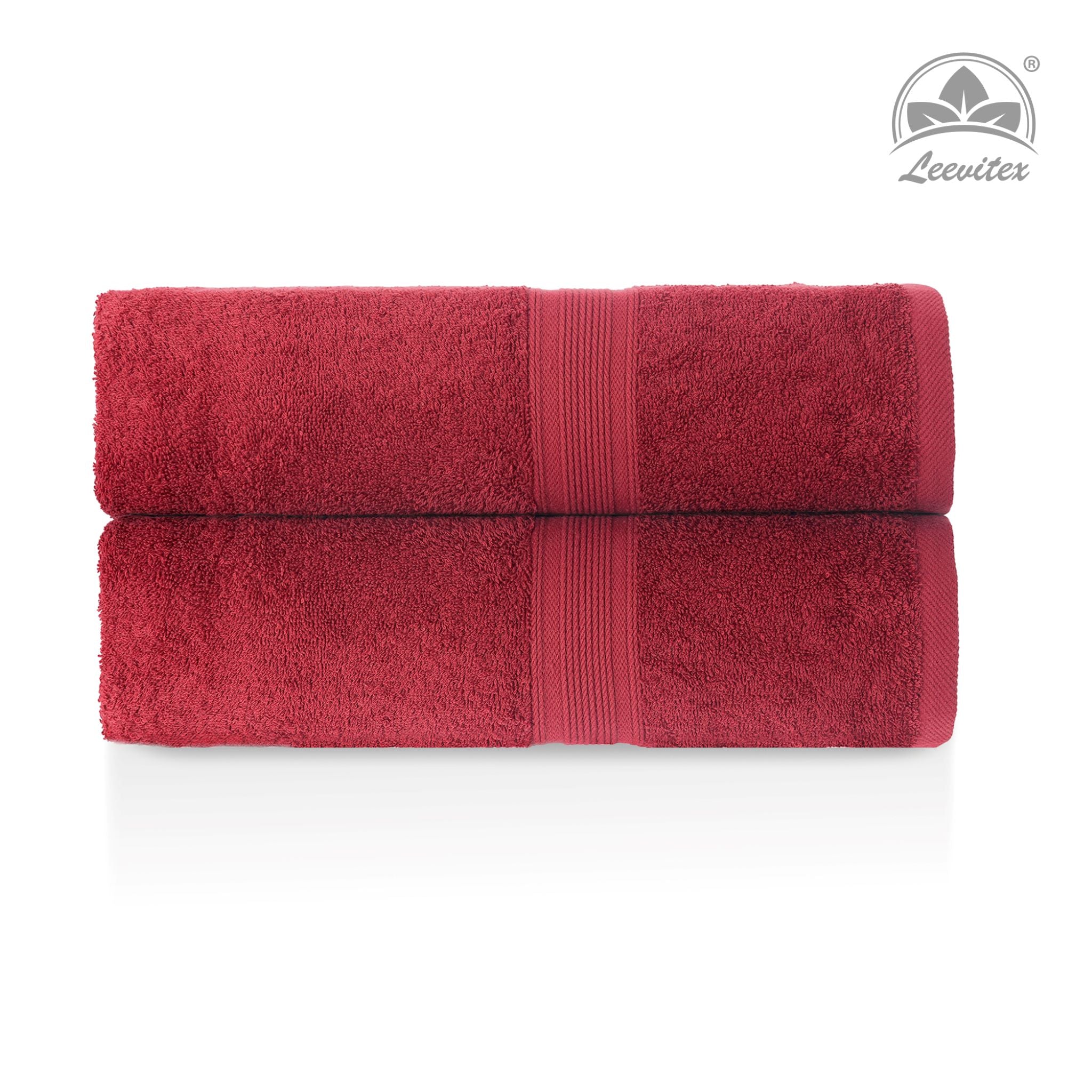 Duschtücher im 2er Set – 100% Baumwolle, 70 x 140 cm, weich und saugfähig