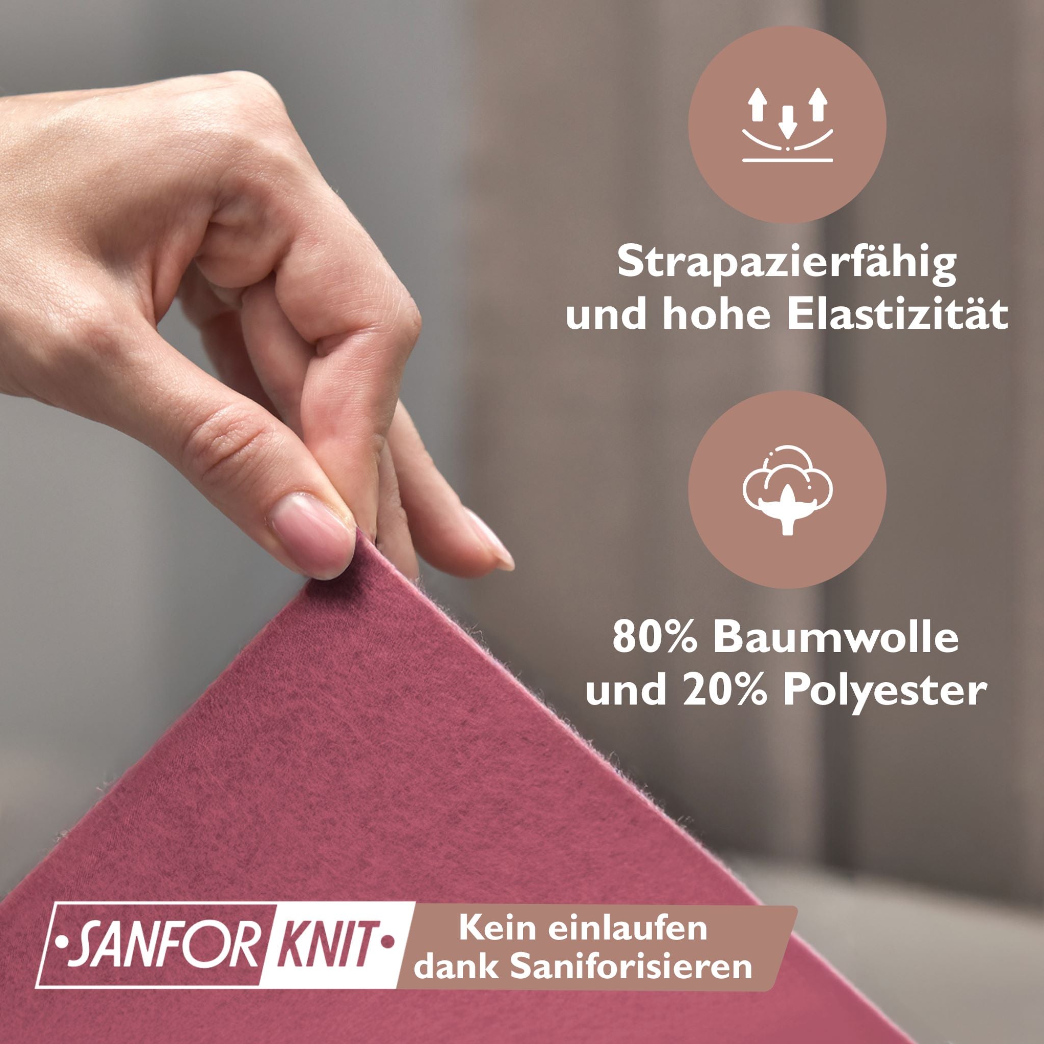 Winterspannbettlaken für 90x200 bis 100x200 cm | 40 cm Steg | 80% Baumwolle 20% Polyester