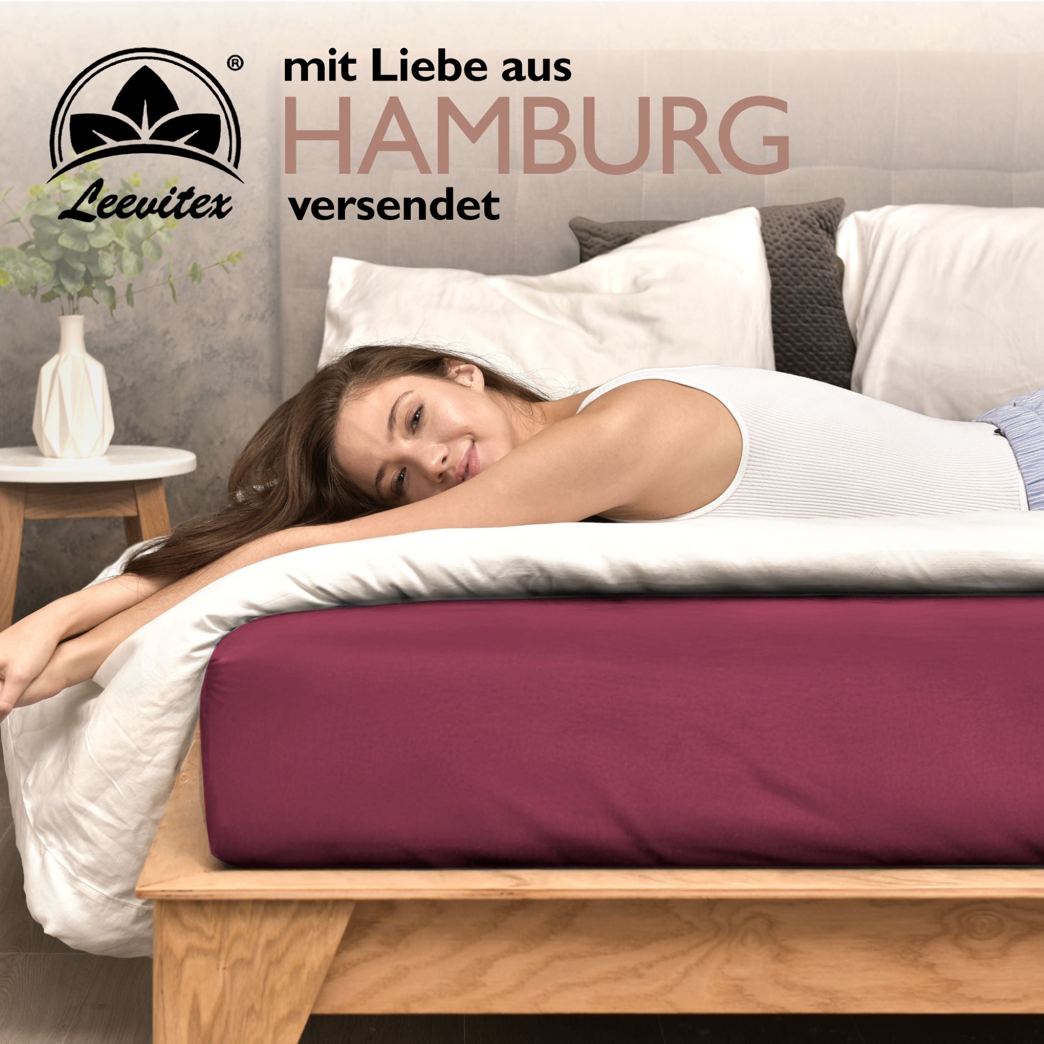 Winterspannbettlaken für 90x200 bis 100x200 cm | 40 cm Steg | 80% Baumwolle 20% Polyester