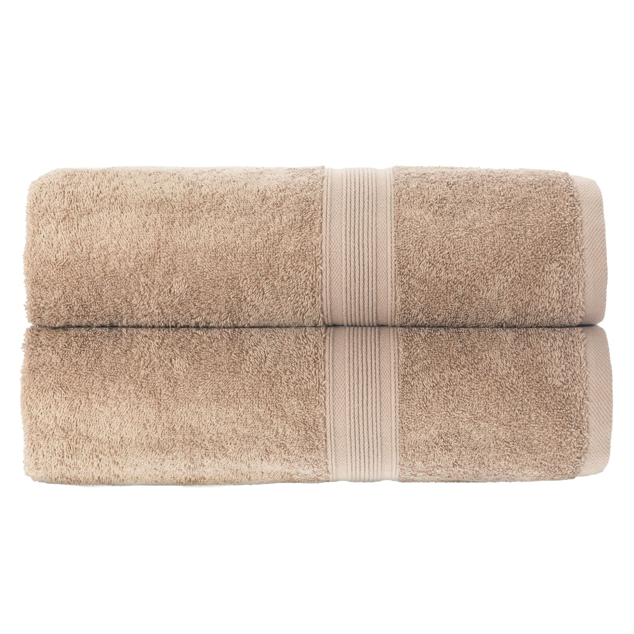 Duschtücher im 2er Set – 100% Baumwolle, 70 x 140 cm, weich und saugfähig