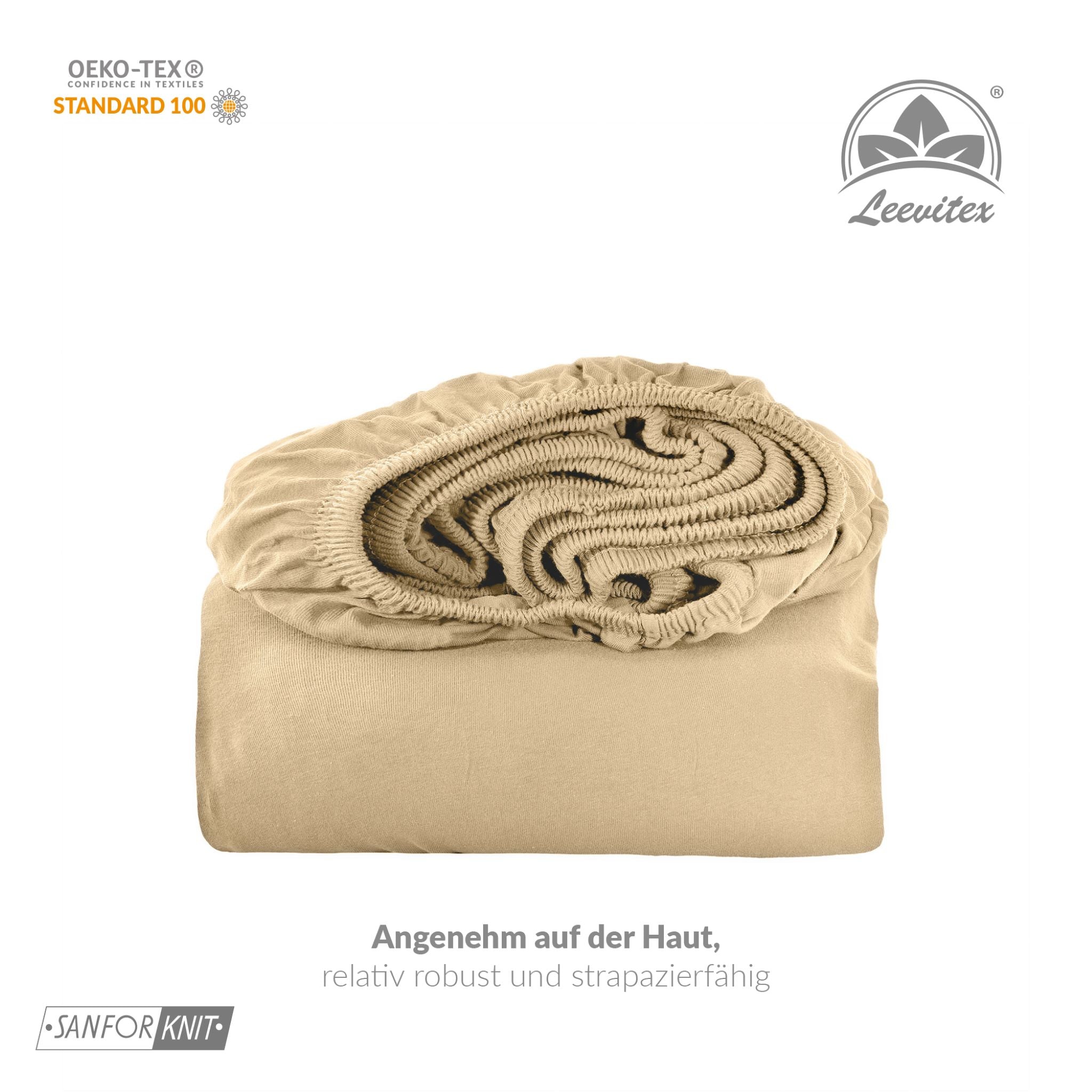 Topper Spannbettlaken 140x200 bis 160x200 / 220 cm | 18 cm Steg | verschiedene Materialstärken