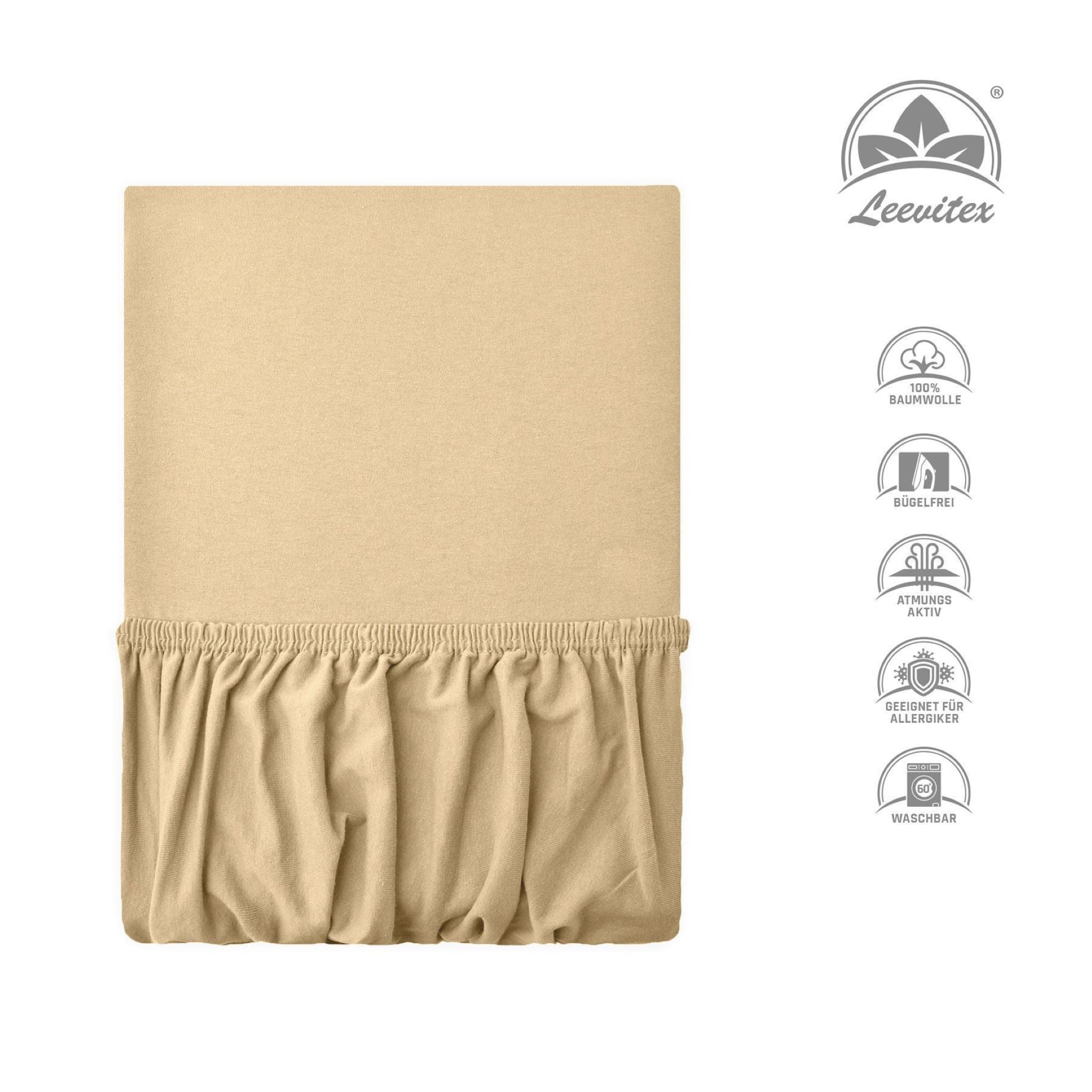 Topper Spannbettlaken 180x200 bis 200x200 / 220 cm | 18 cm Steg | verschiedene Materialstärken