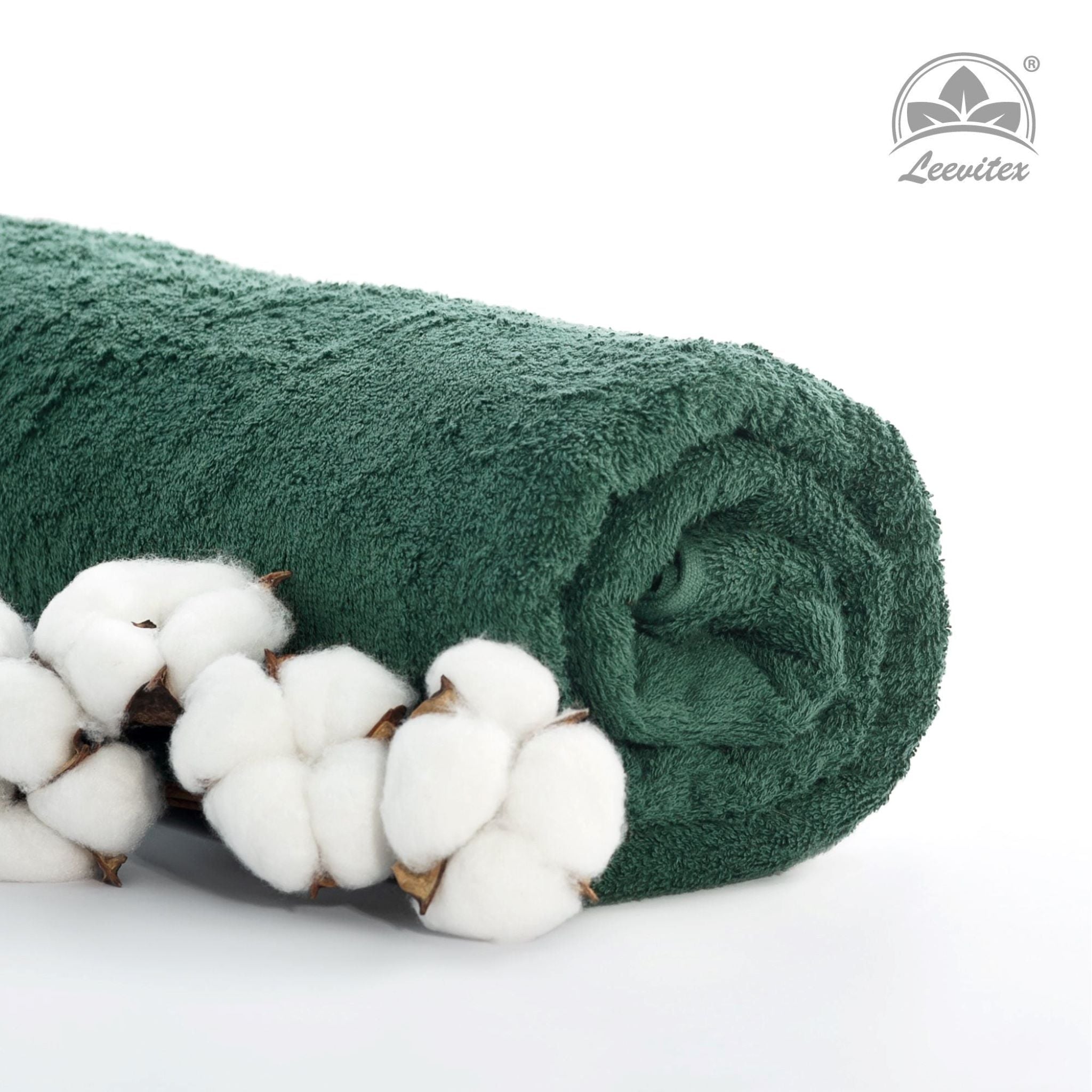 Handtücher von Leevitex – 4er Set, 100% Baumwolle, 50 x 100 cm, weich und saugfähig