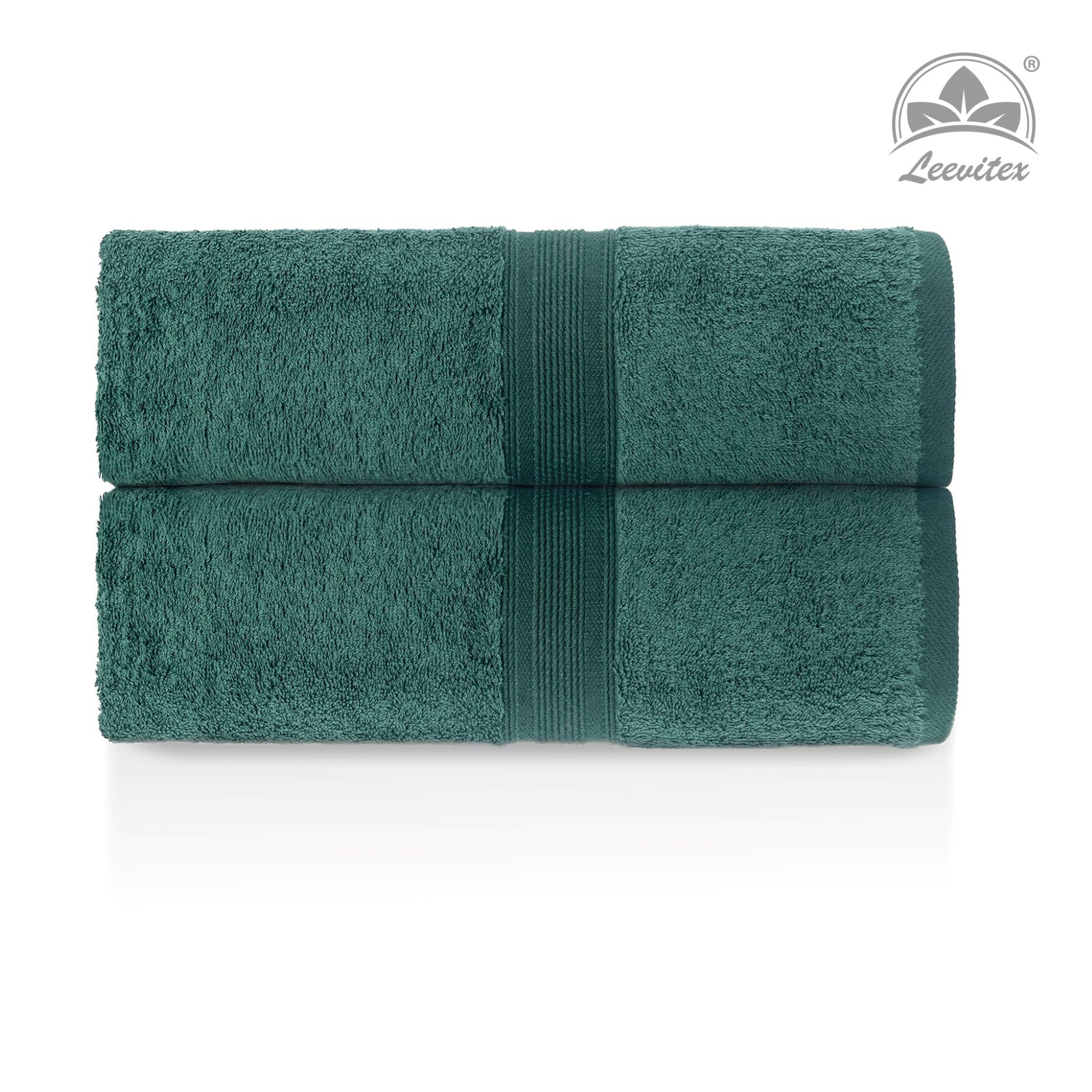 Duschtücher im 2er Set – 100% Baumwolle, 70 x 140 cm, weich und saugfähig