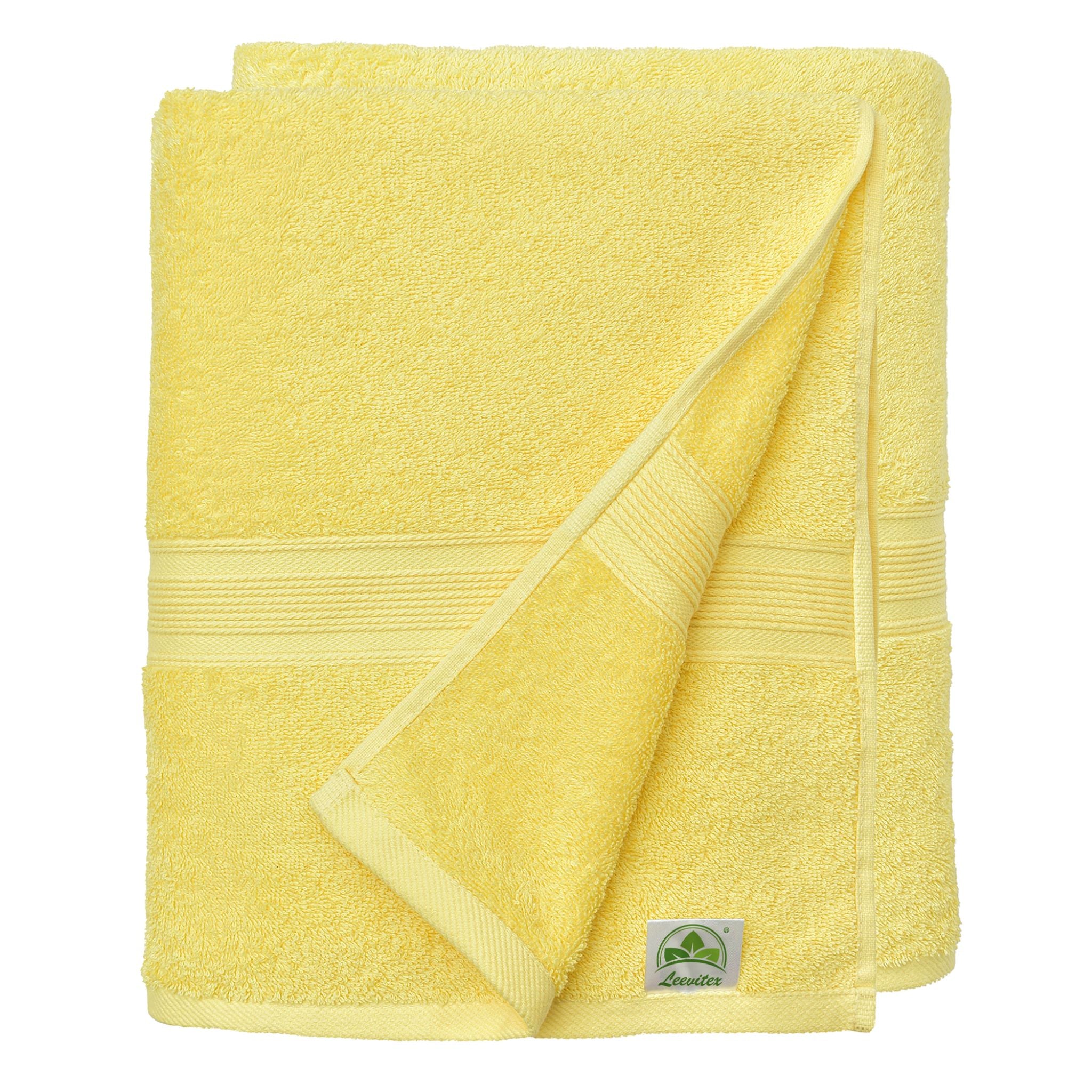 Saunatücher aus 100% Baumwolle im 2er Set – 80 x 200 cm, weich und saugfähig