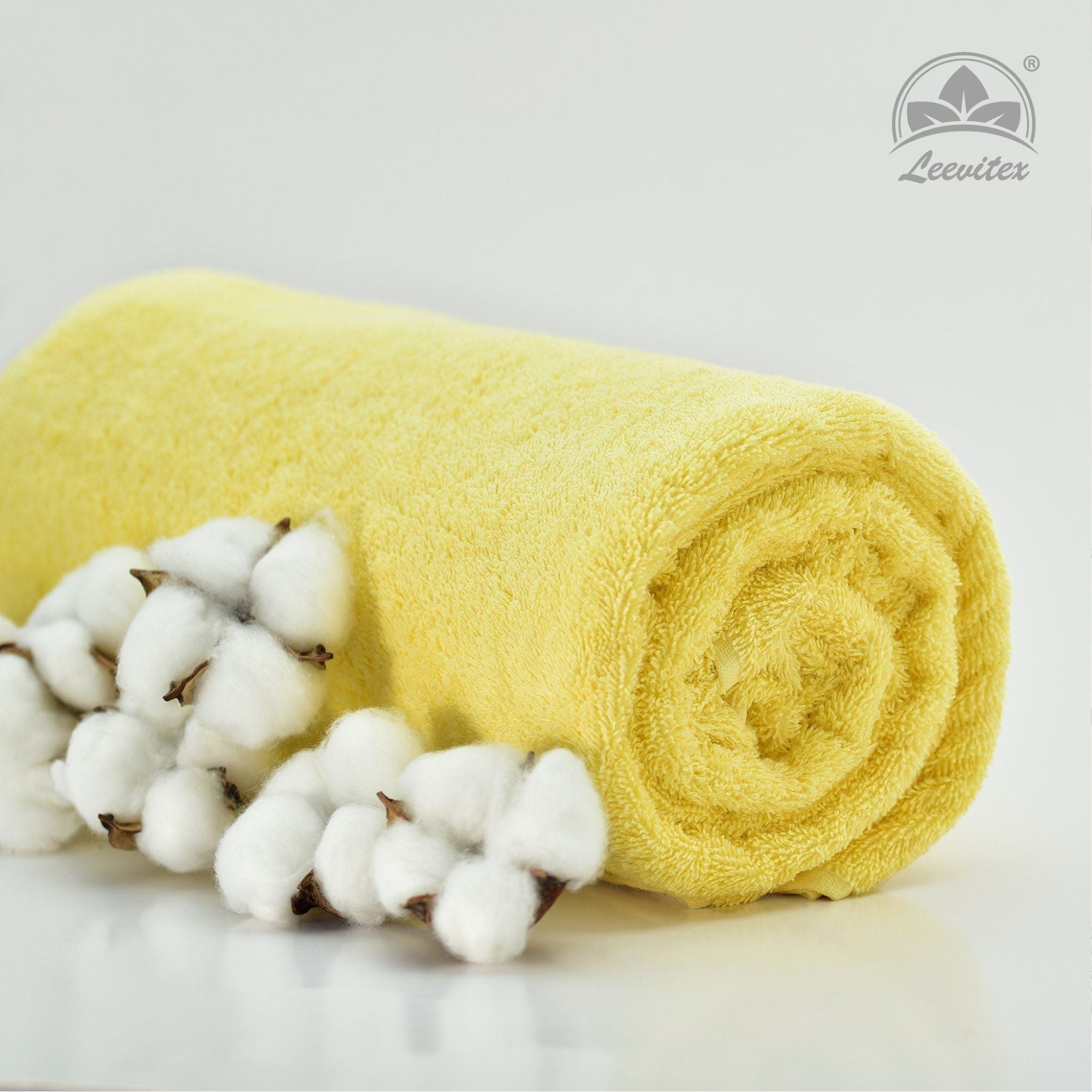 Handtücher von Leevitex – 4er Set, 100% Baumwolle, 50 x 100 cm, weich und saugfähig