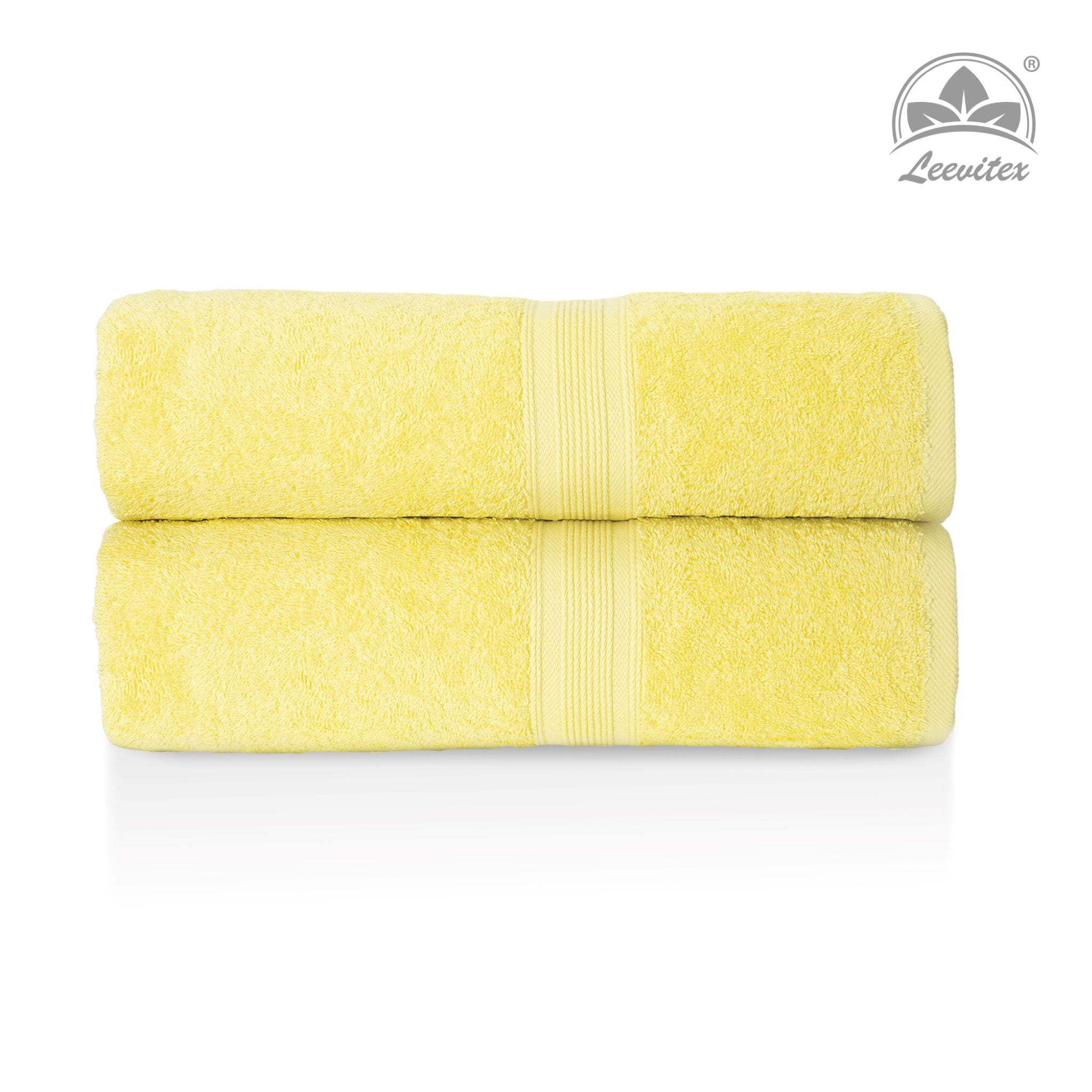 Duschtücher im 2er Set – 100% Baumwolle, 70 x 140 cm, weich und saugfähig