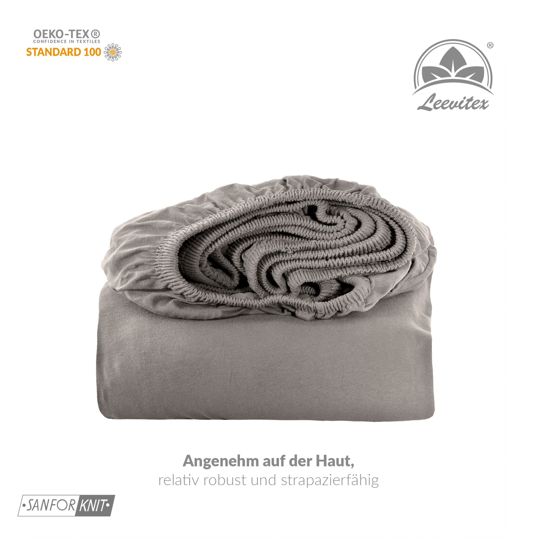 Topper Spannbettlaken 140x200 bis 160x200 / 220 cm | 18 cm Steg | verschiedene Materialstärken