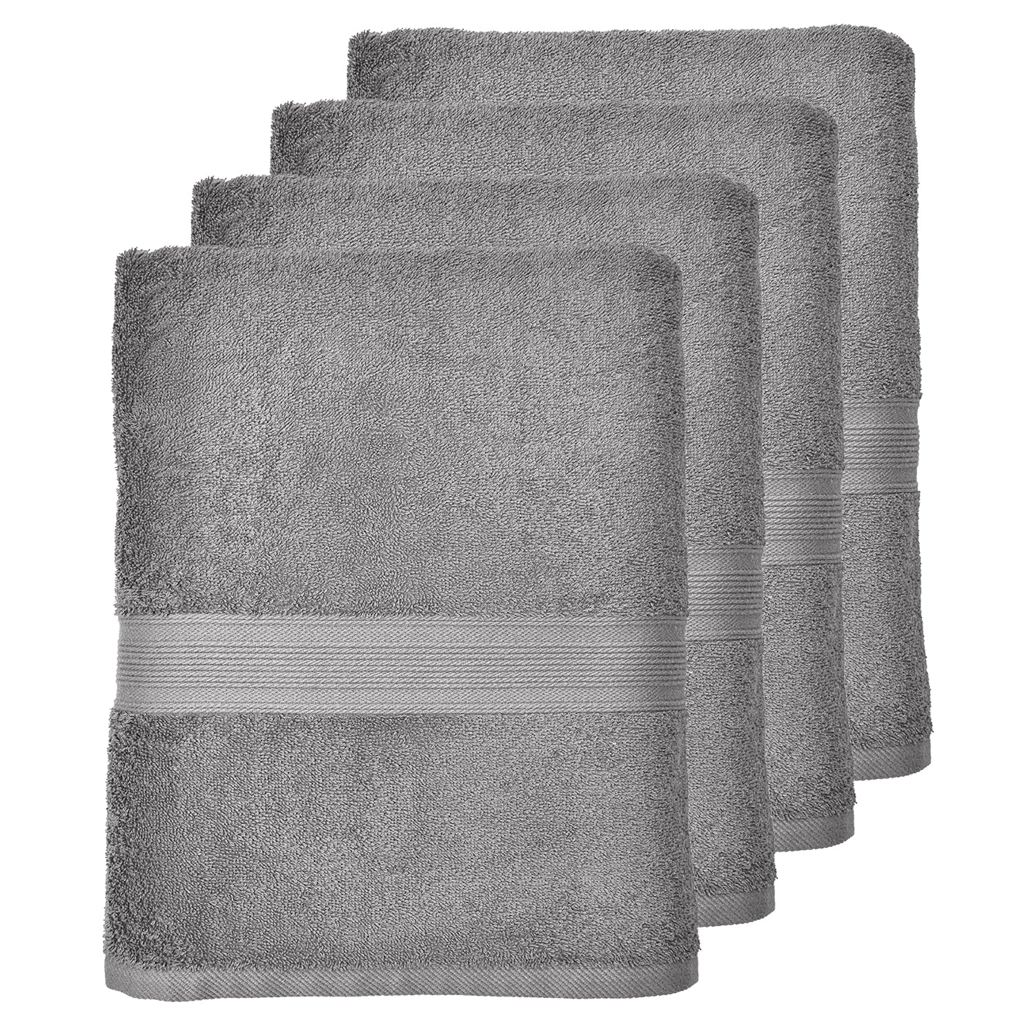 Handtücher von Leevitex – 4er Set, 100% Baumwolle, 50 x 100 cm, weich und saugfähig