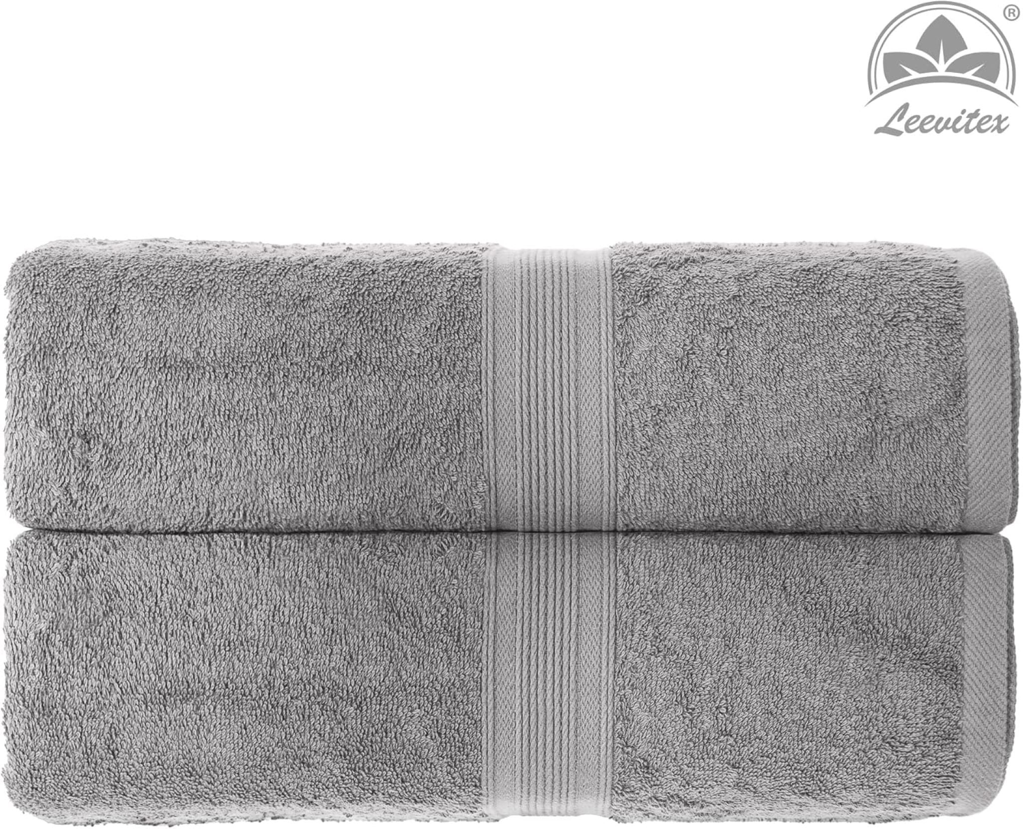 Duschtücher im 2er Set – 100% Baumwolle, 70 x 140 cm, weich und saugfähig