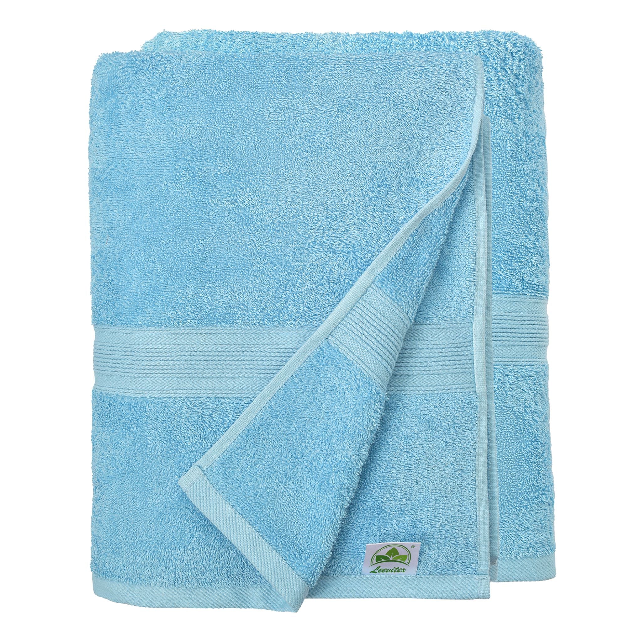 Saunatücher aus 100% Baumwolle im 2er Set – 80 x 200 cm, weich und saugfähig