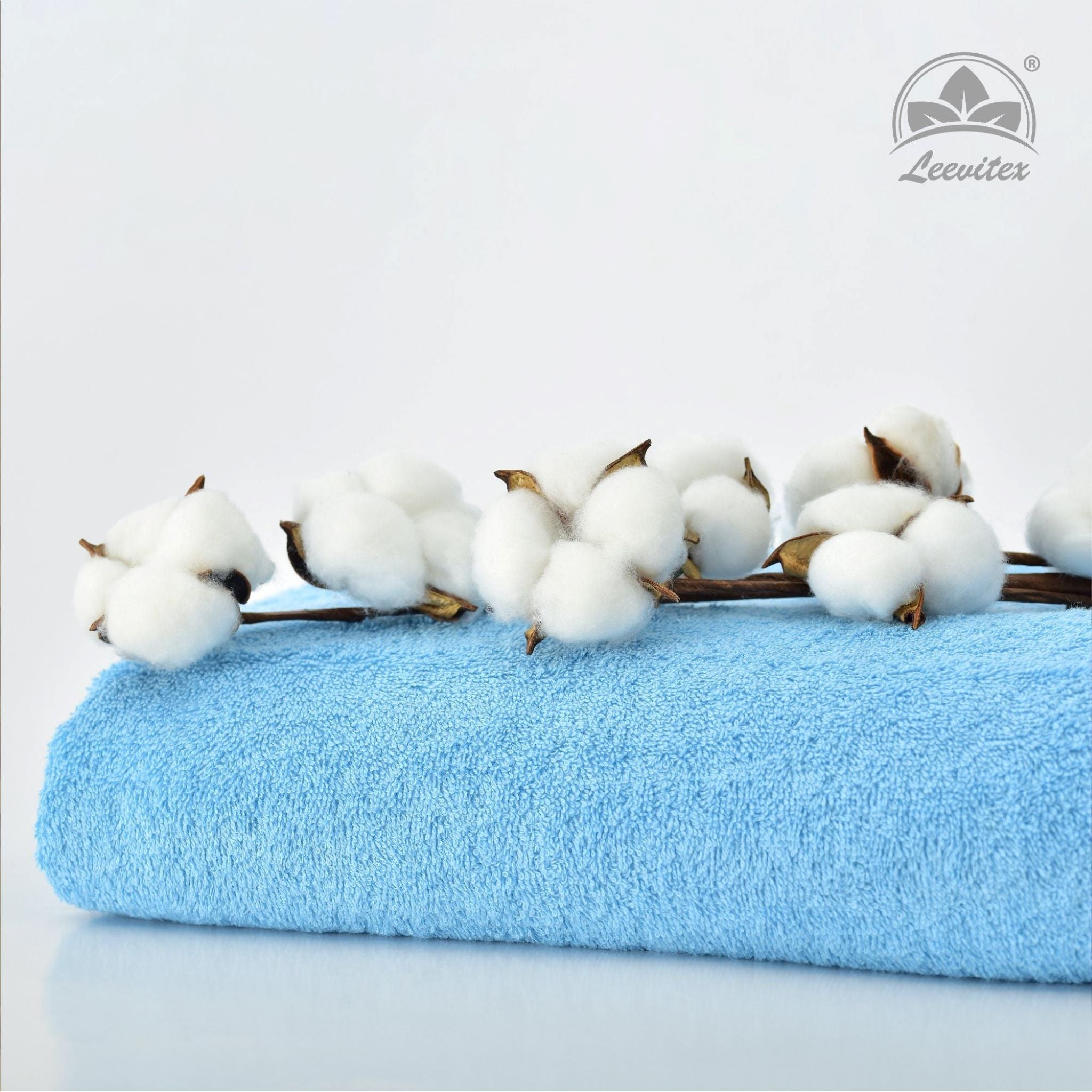 Handtücher von Leevitex – 4er Set, 100% Baumwolle, 50 x 100 cm, weich und saugfähig