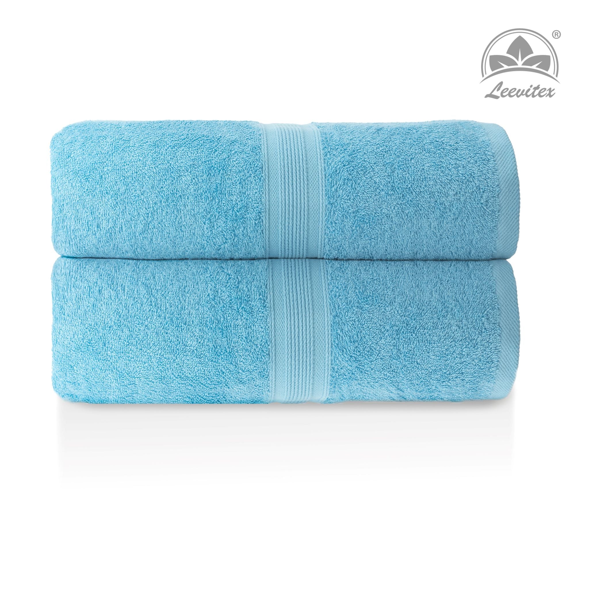 Duschtücher im 2er Set – 100% Baumwolle, 70 x 140 cm, weich und saugfähig