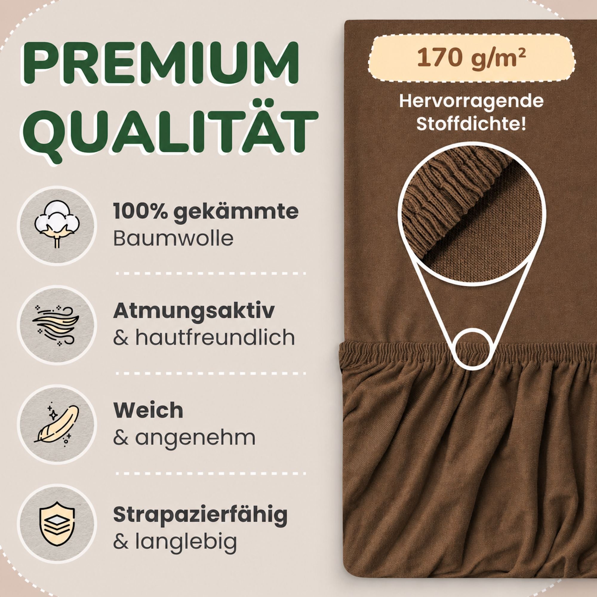 Kinder Spannbettlaken 70 x 140 cm von Leevitex im 1er Pack – 100% Jersey-Baumwolle,