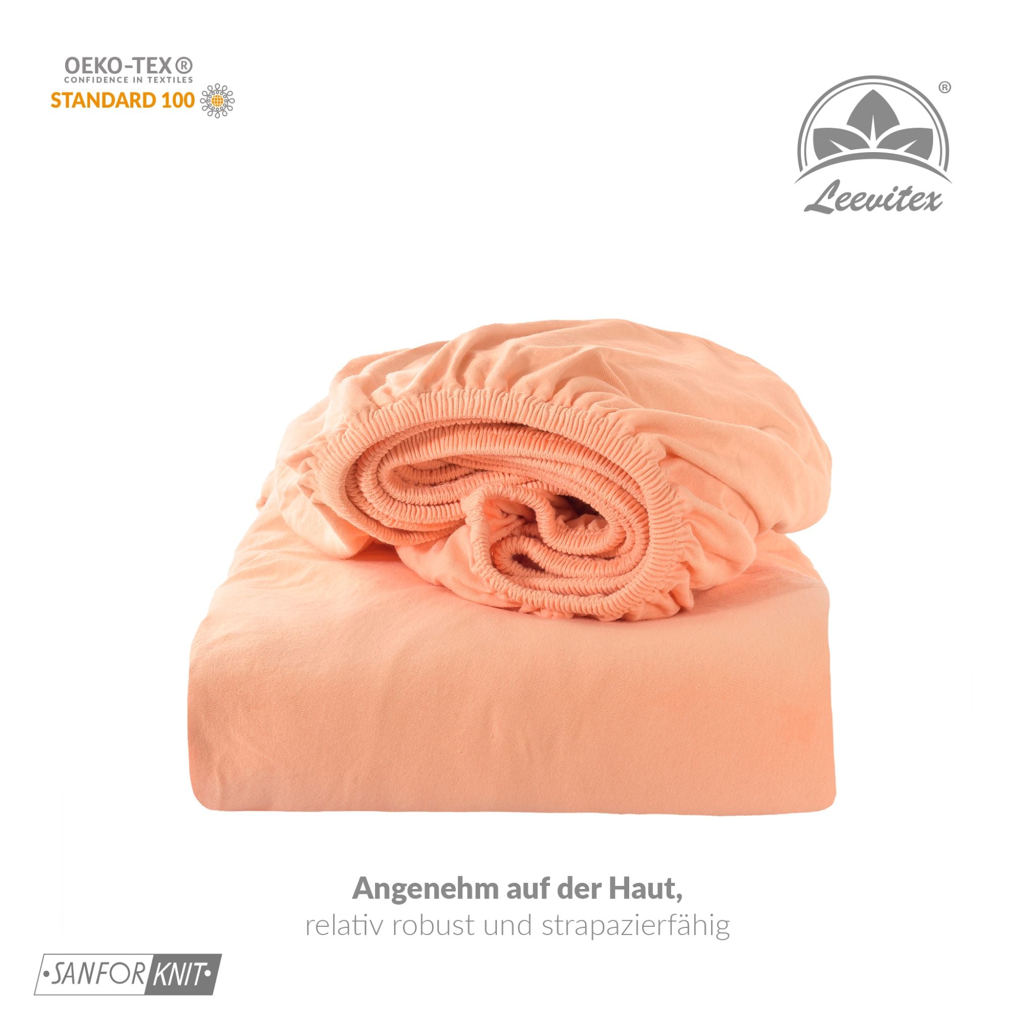 Kinderspannbettlaken im 1er Pack - 100% Jersey-Baumwolle - 70 x 140 cm