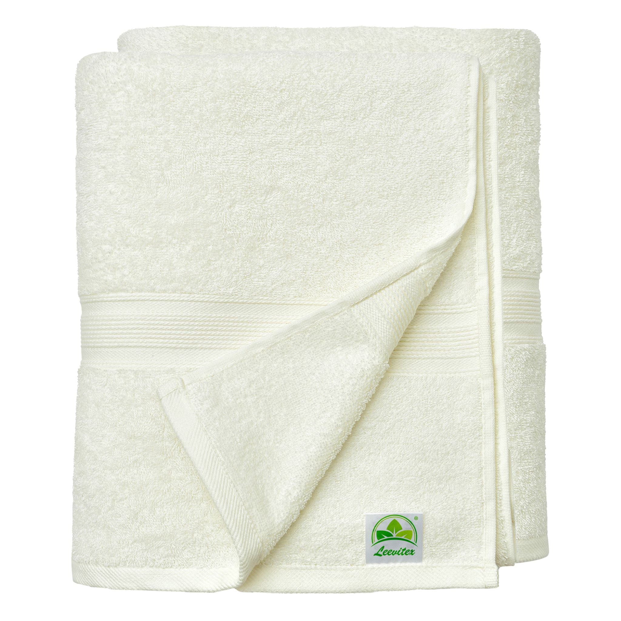 Duschtücher im 2er Set – 100% Baumwolle, 70 x 140 cm, weich und saugfähig