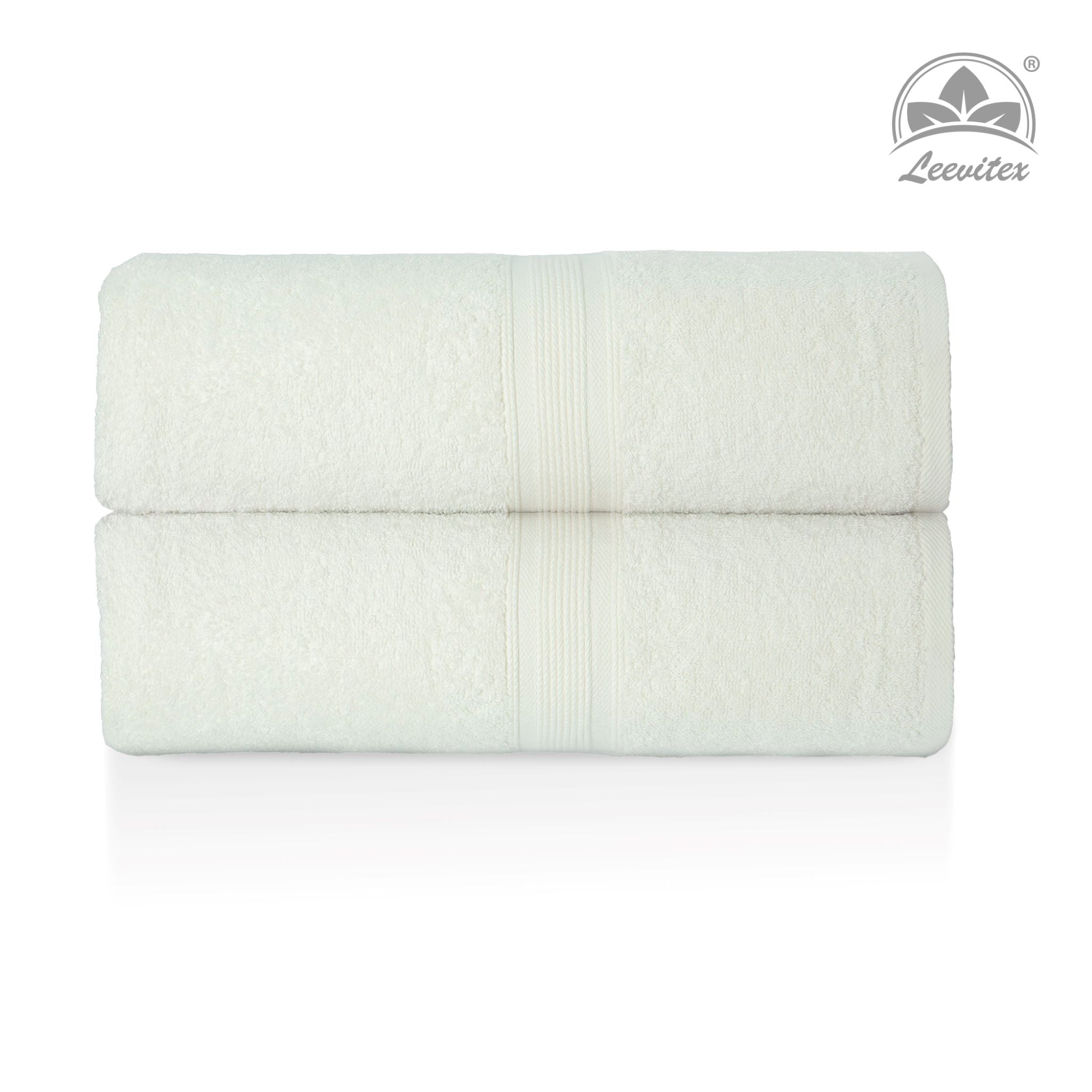 Duschtücher im 2er Set – 100% Baumwolle, 70 x 140 cm, weich und saugfähig