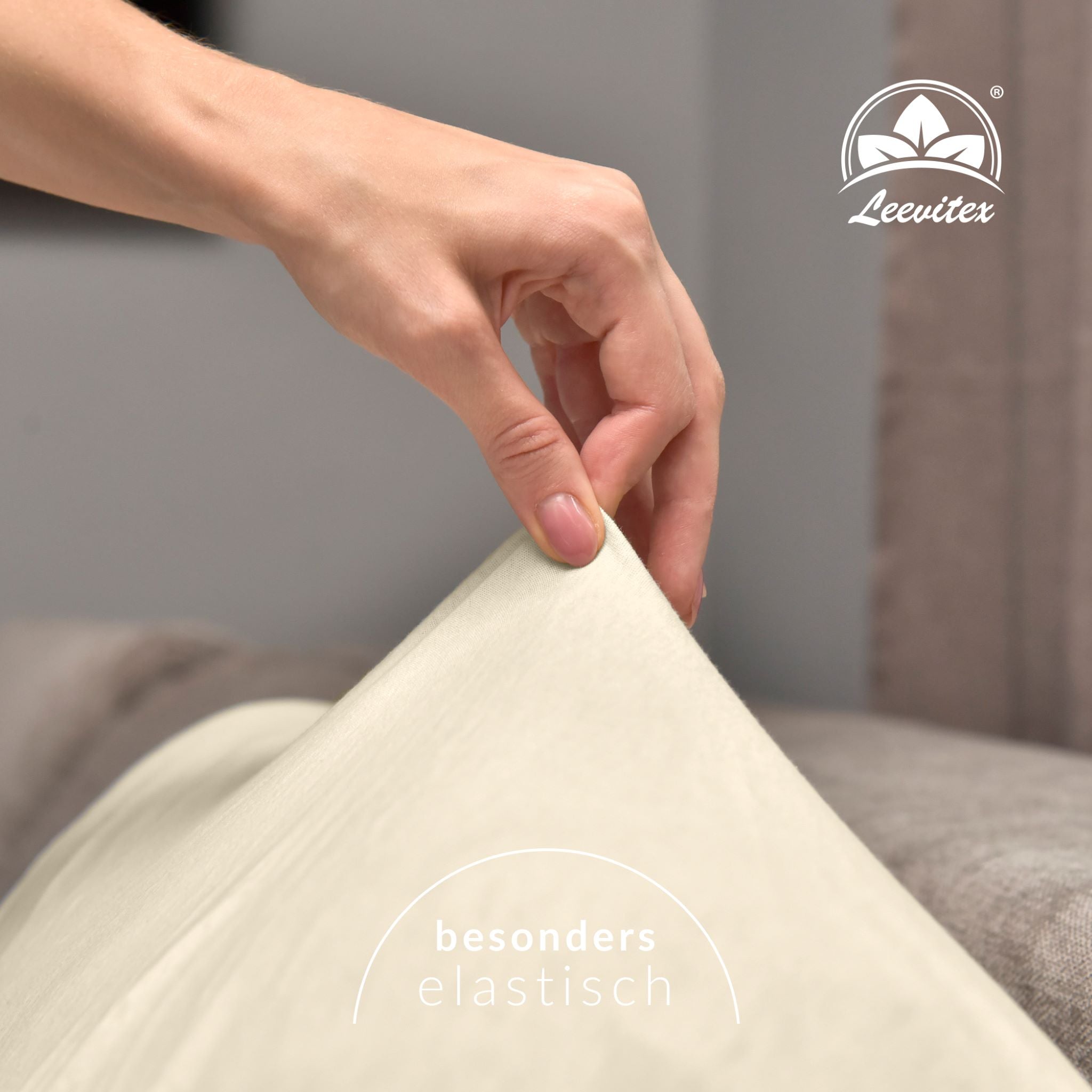 Spannbettlaken für Boxspringbetten 90x200 bis 100x220 cm | 40 cm Steg | verschiedene Materialstärken