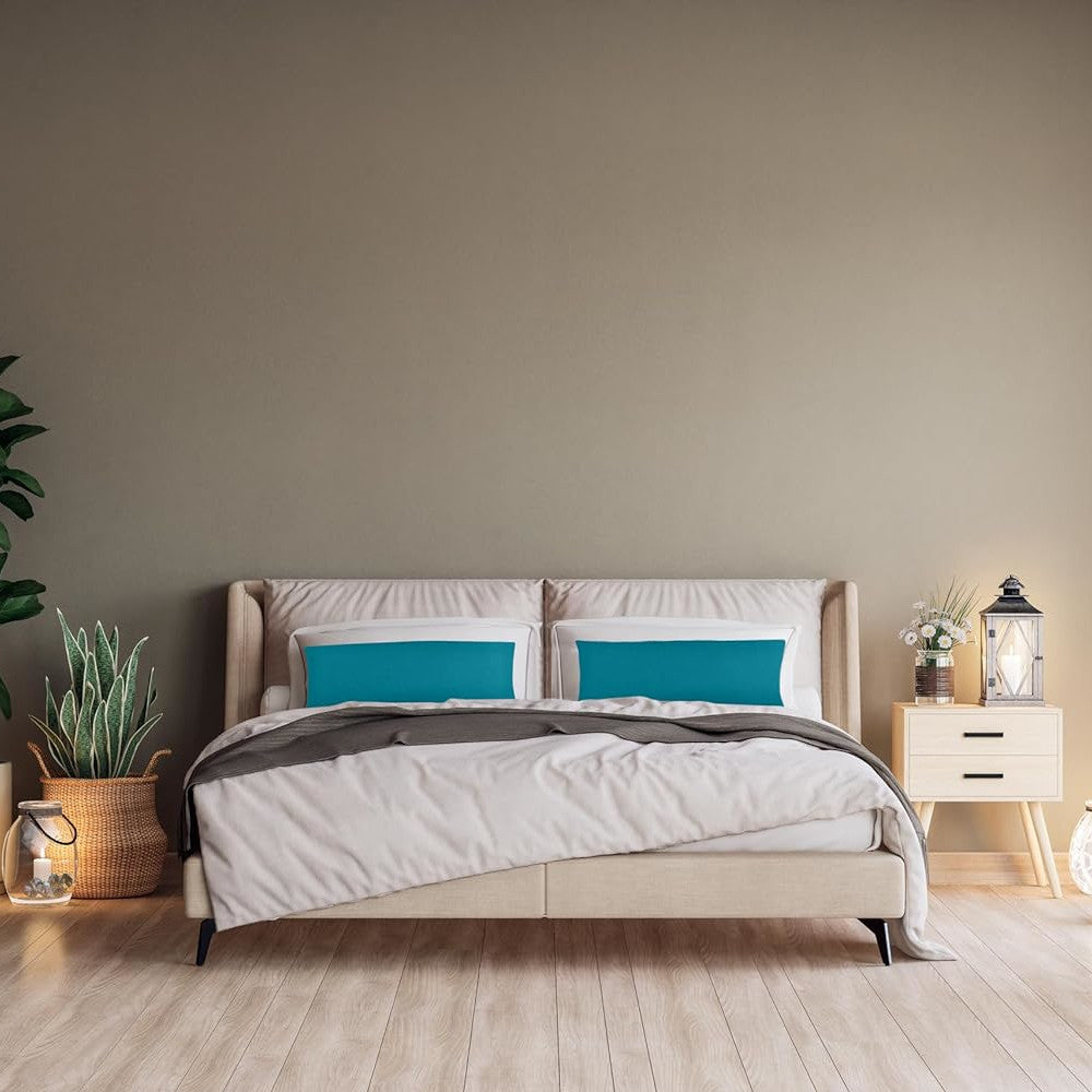 Kissenbezüge 2er Set 40x145 cm - 100% Baumwolle, stilvoll und gemütlich