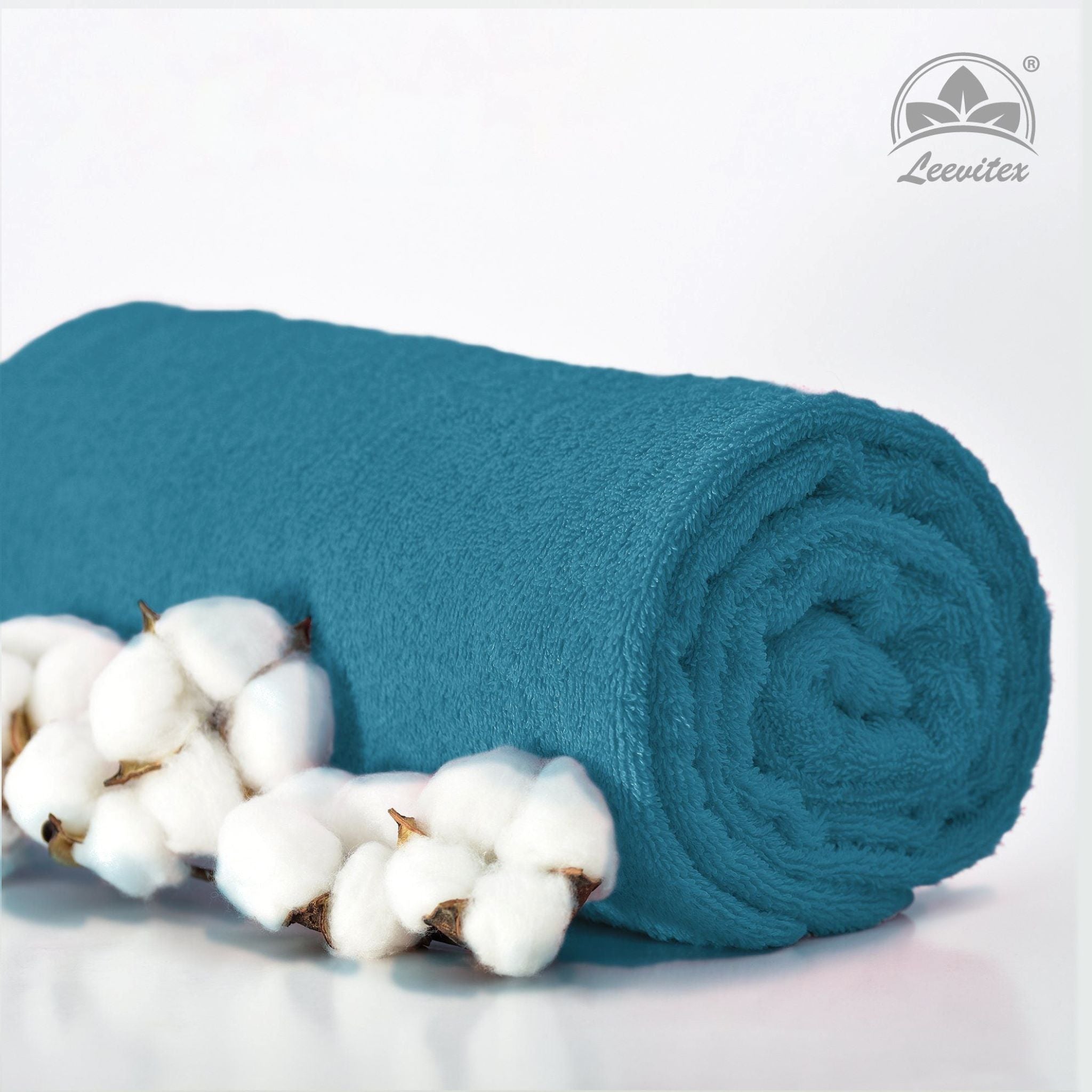 Handtücher von Leevitex – 4er Set, 100% Baumwolle, 50 x 100 cm, weich und saugfähig