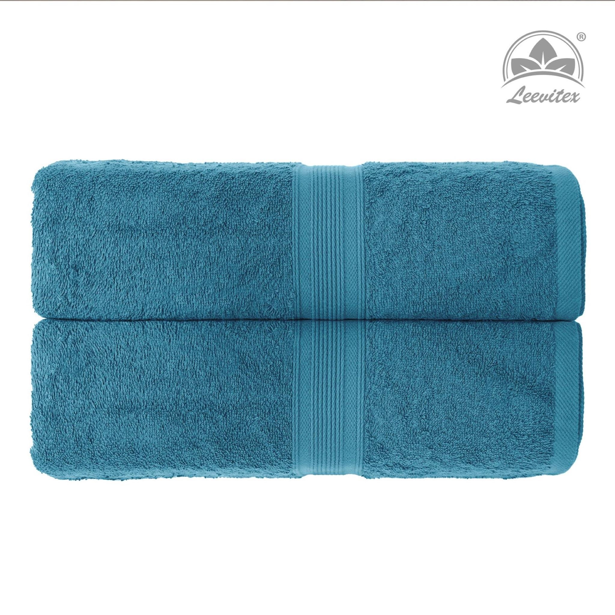 Duschtücher im 2er Set – 100% Baumwolle, 70 x 140 cm, weich und saugfähig