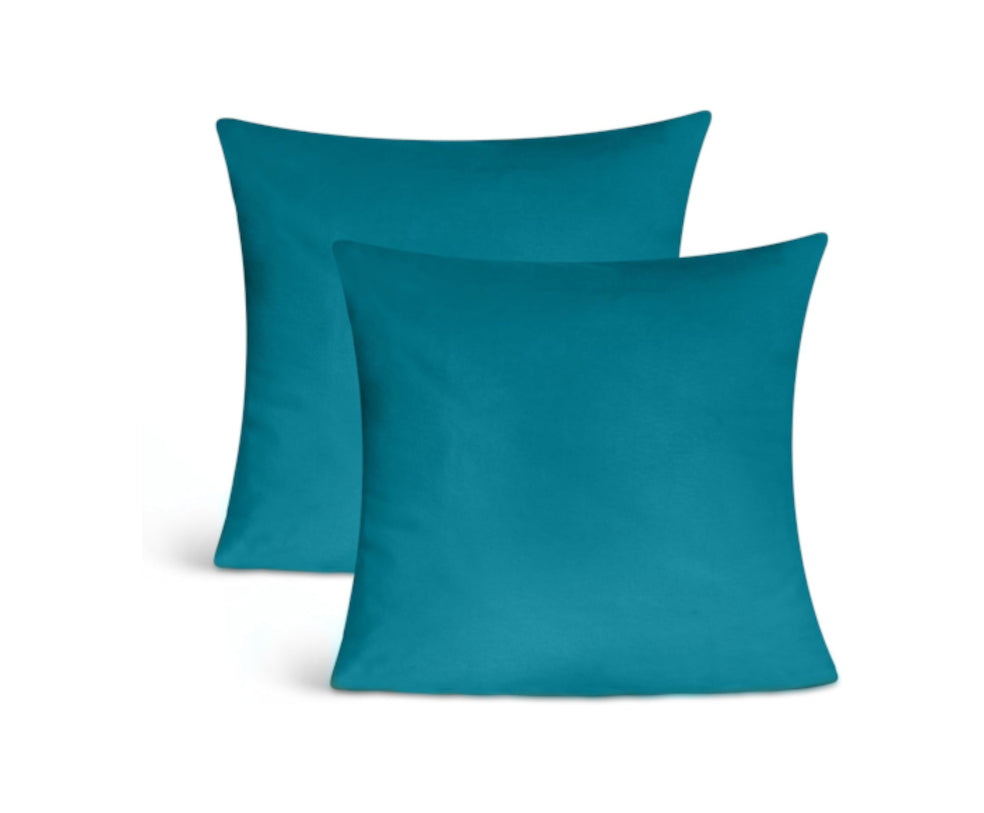 Kissenbezüge 2er Set 40x40 cm - 100% Baumwolle, stilvoll und gemütlich