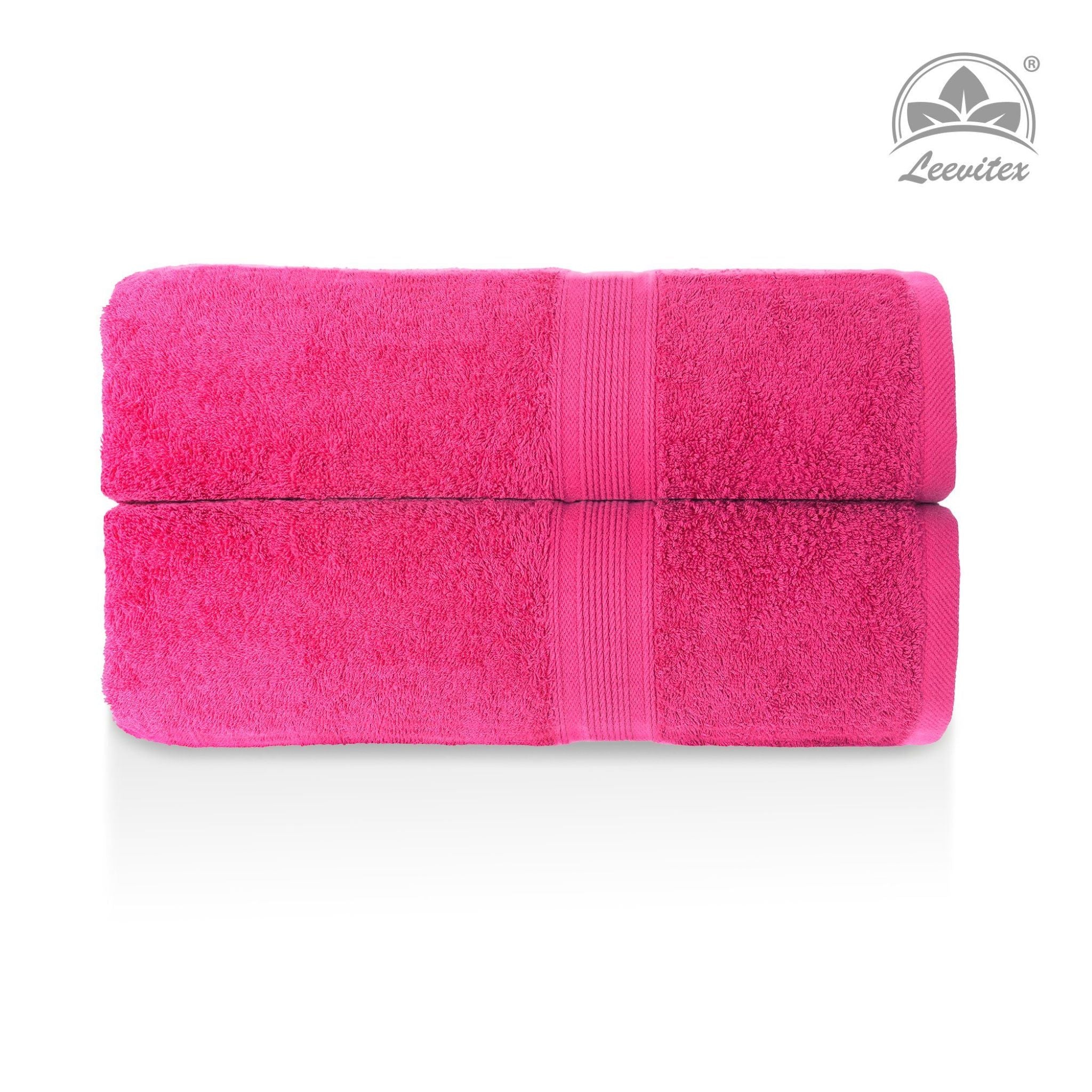 Duschtücher im 2er Set – 100% Baumwolle, 70 x 140 cm, weich und saugfähig