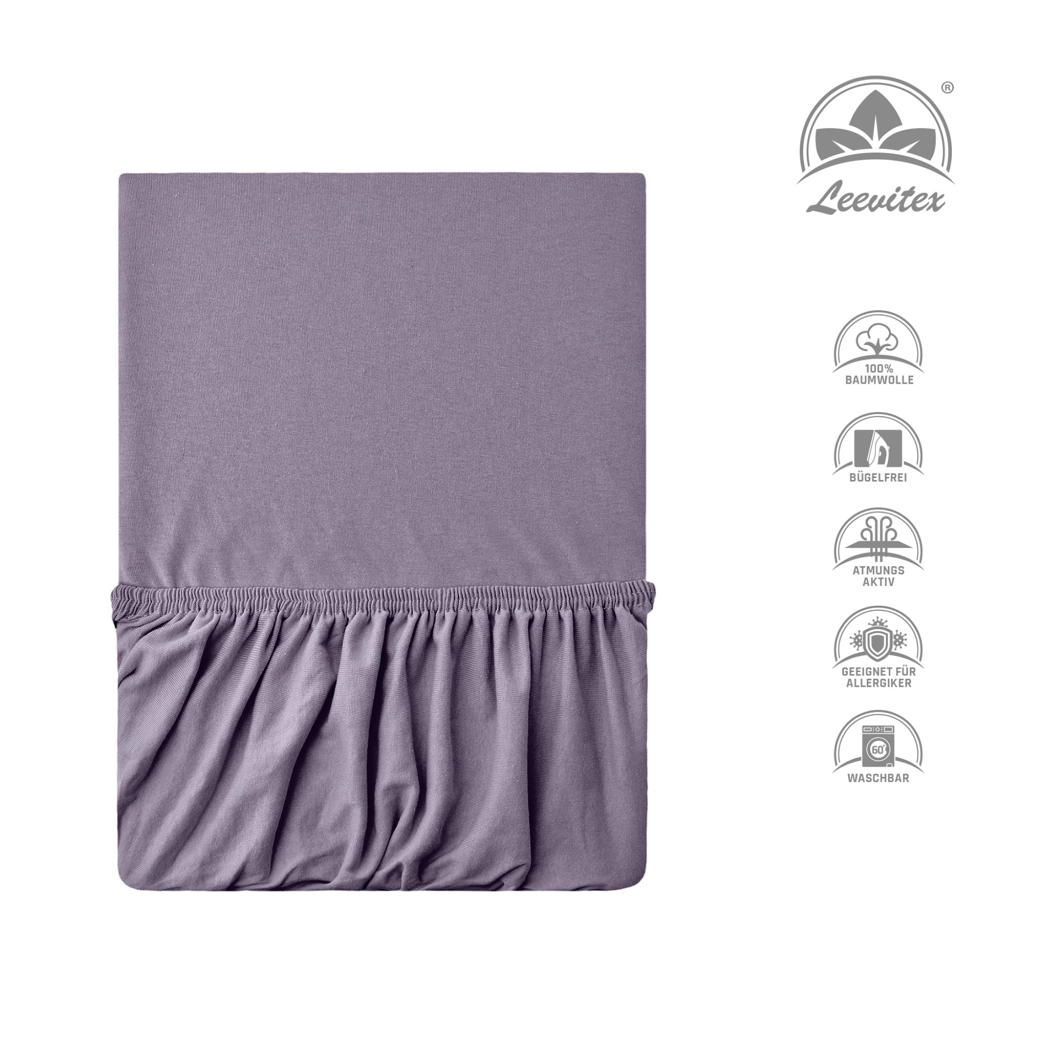 Spannbettlaken für Boxspringbetten 200x220 bis 220x240 cm | 40 cm Steg | verschiedene Materialstärken