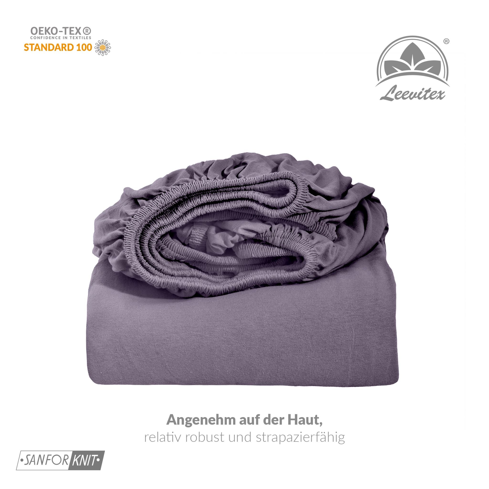 Spannbettlaken für Boxspringbetten 200x220 bis 220x240 cm | 40 cm Steg | verschiedene Materialstärken