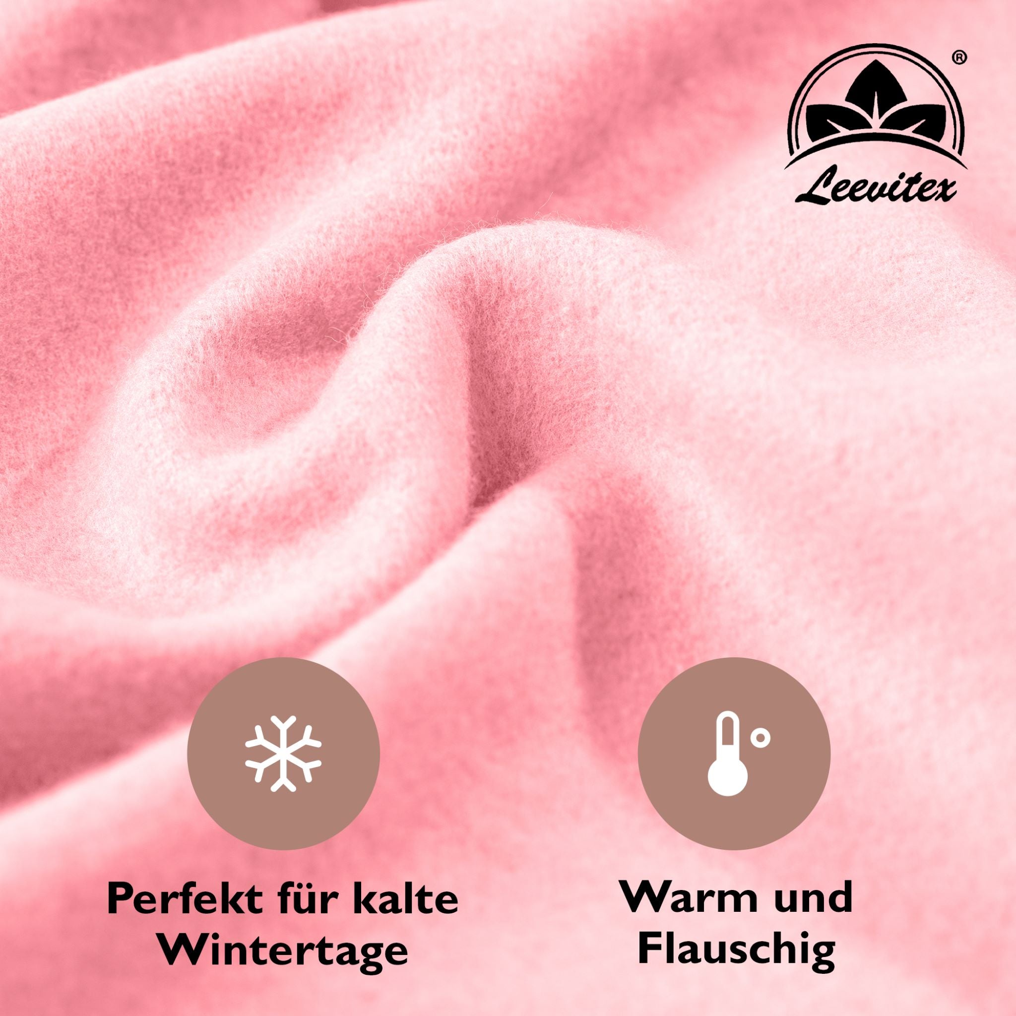 Winterspannbettlaken für 90x200 bis 100x200 cm | 40 cm Steg | 80% Baumwolle 20% Polyester