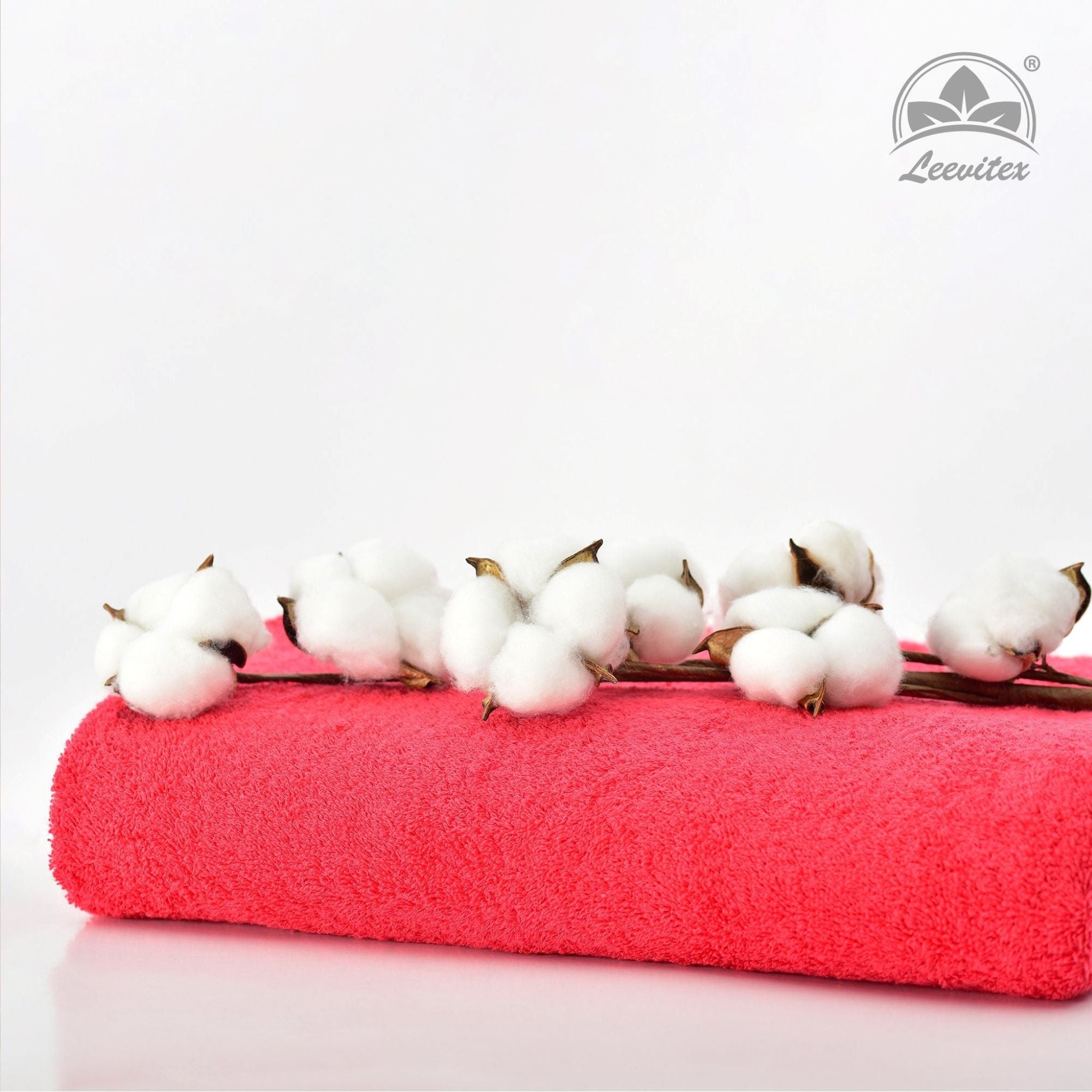 Handtücher von Leevitex – 4er Set, 100% Baumwolle, 50 x 100 cm, weich und saugfähig