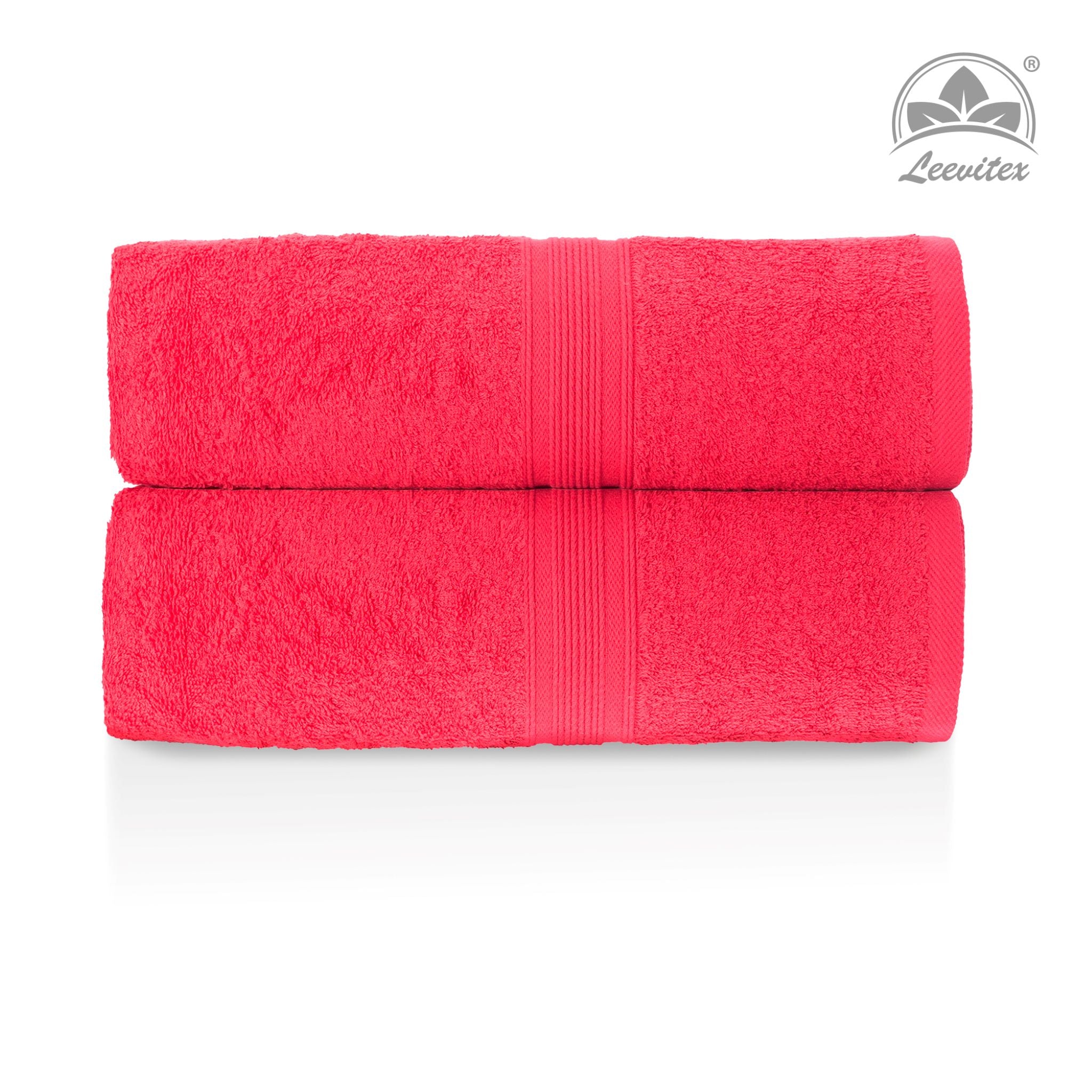 Duschtücher im 2er Set – 100% Baumwolle, 70 x 140 cm, weich und saugfähig