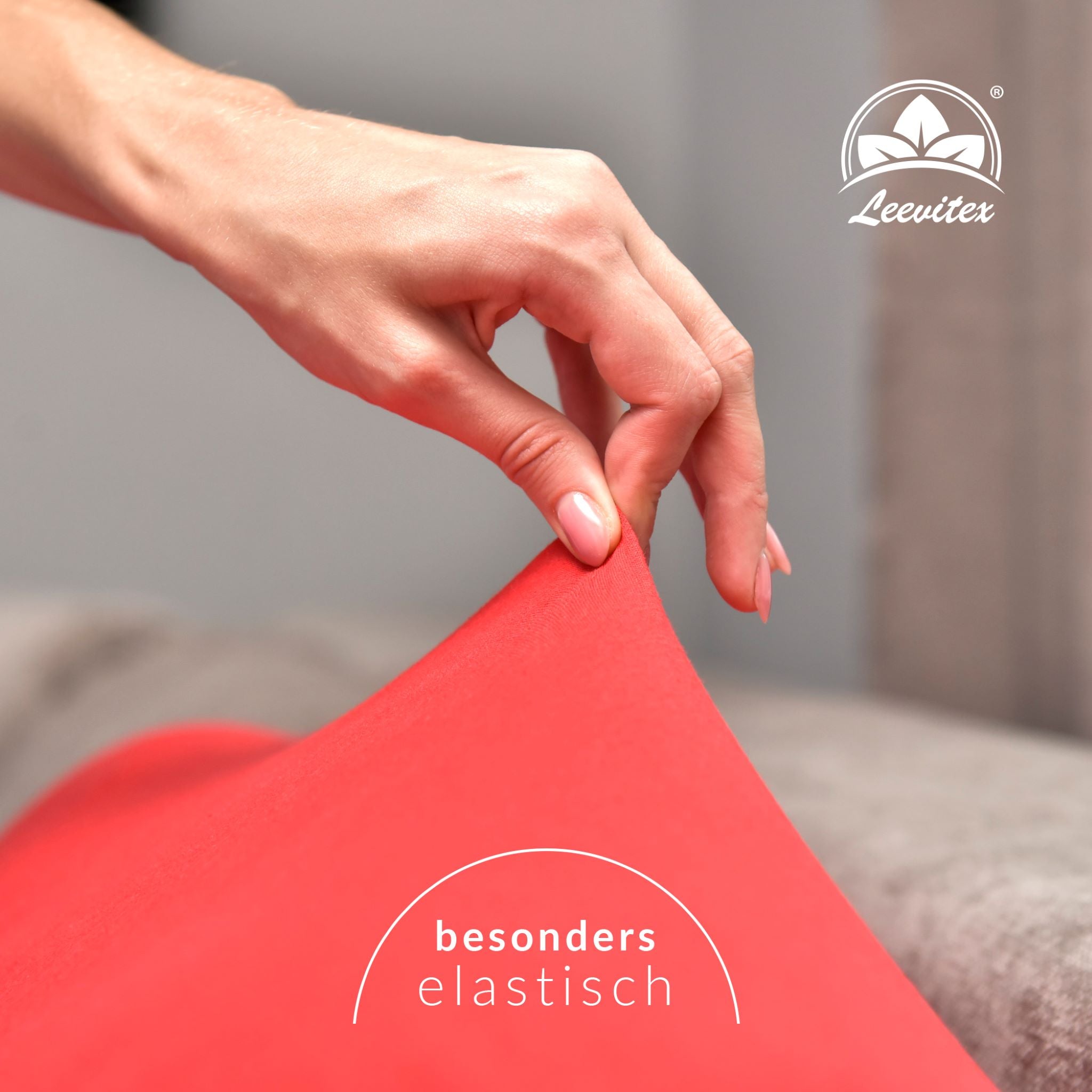 Basic Spannbettlaken 140x200 cm - 160x200 cm | 25 cm Steg | 100% Jersey-Baumwolle