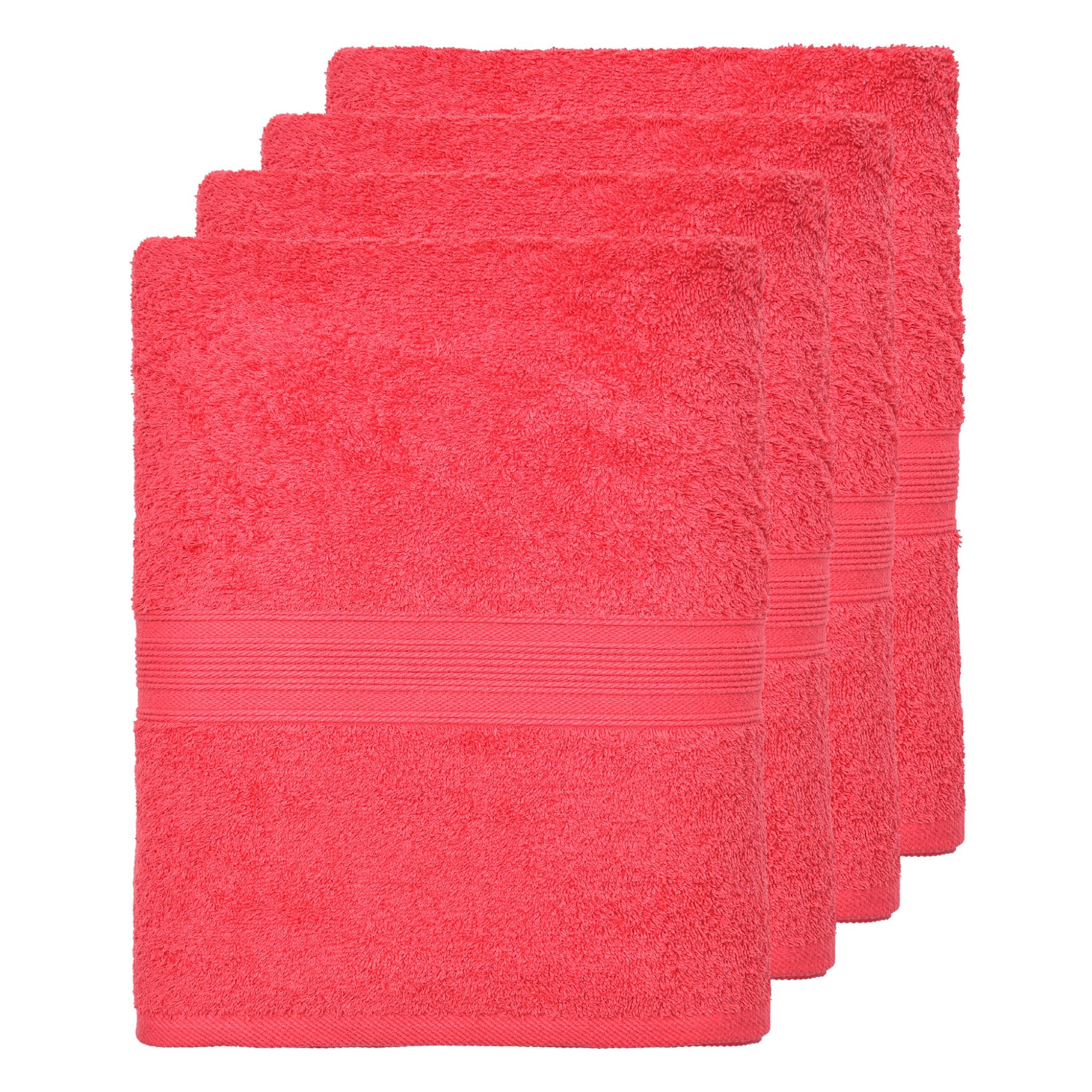 Handtücher von Leevitex – 4er Set, 100% Baumwolle, 50 x 100 cm, weich und saugfähig