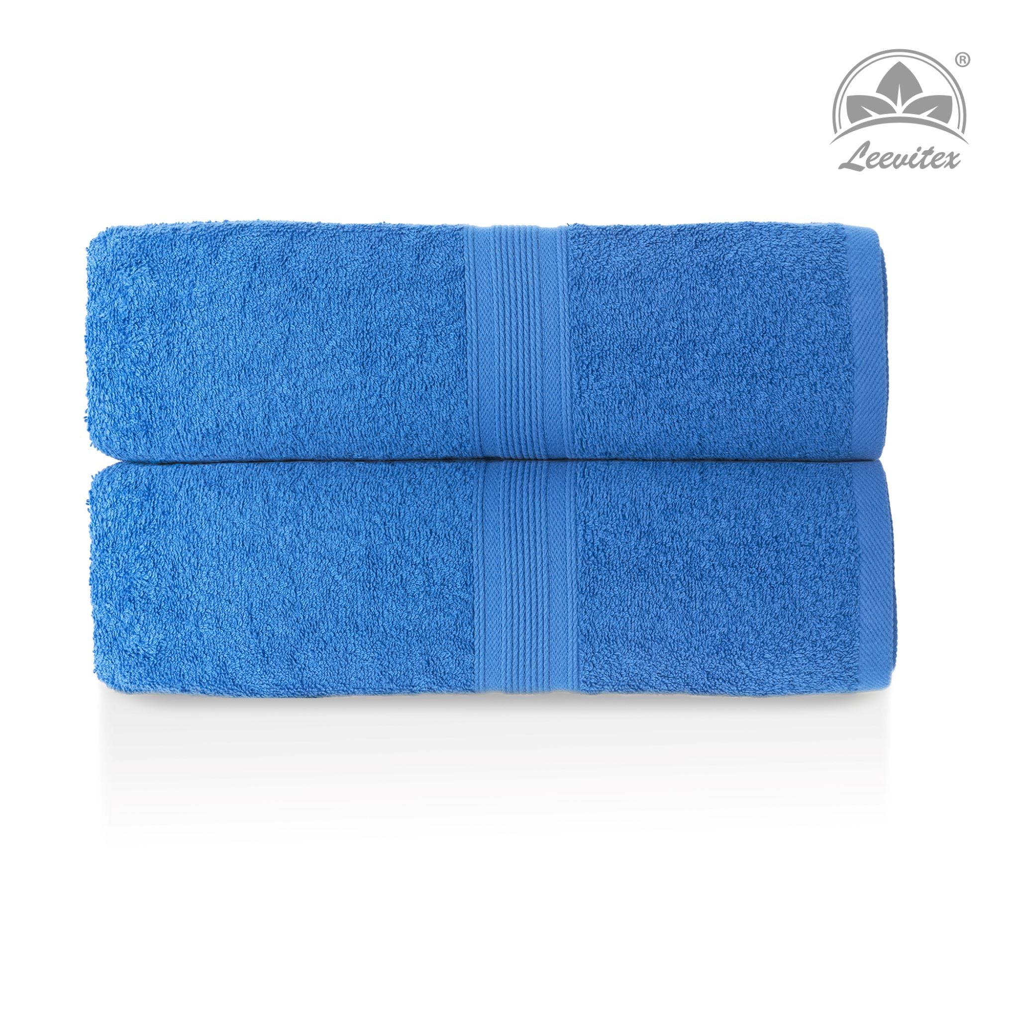 Duschtücher im 2er Set – 100% Baumwolle, 70 x 140 cm, weich und saugfähig