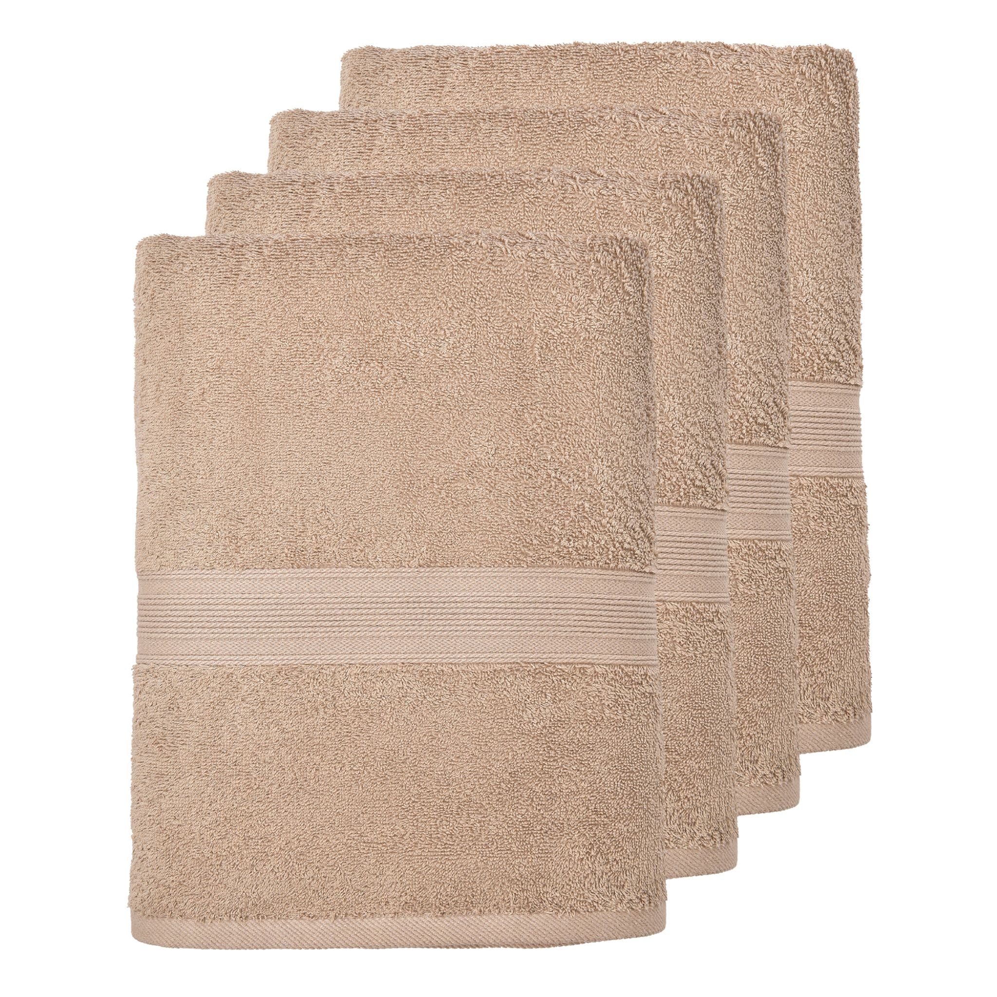 Handtücher von Leevitex – 4er Set, 100% Baumwolle, 50 x 100 cm, weich und saugfähig