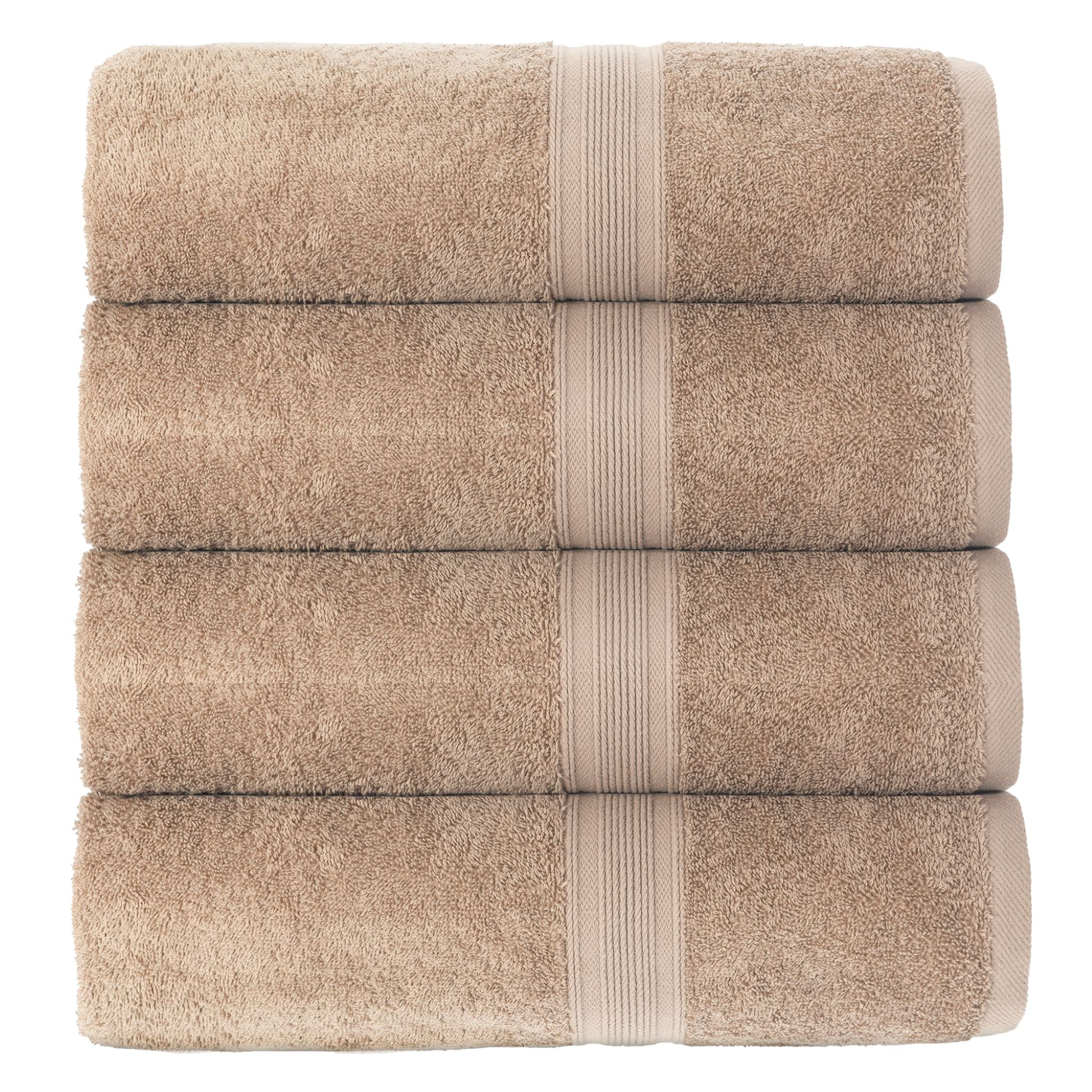 Handtücher von Leevitex – 4er Set, 100% Baumwolle, 50 x 100 cm, weich und saugfähig