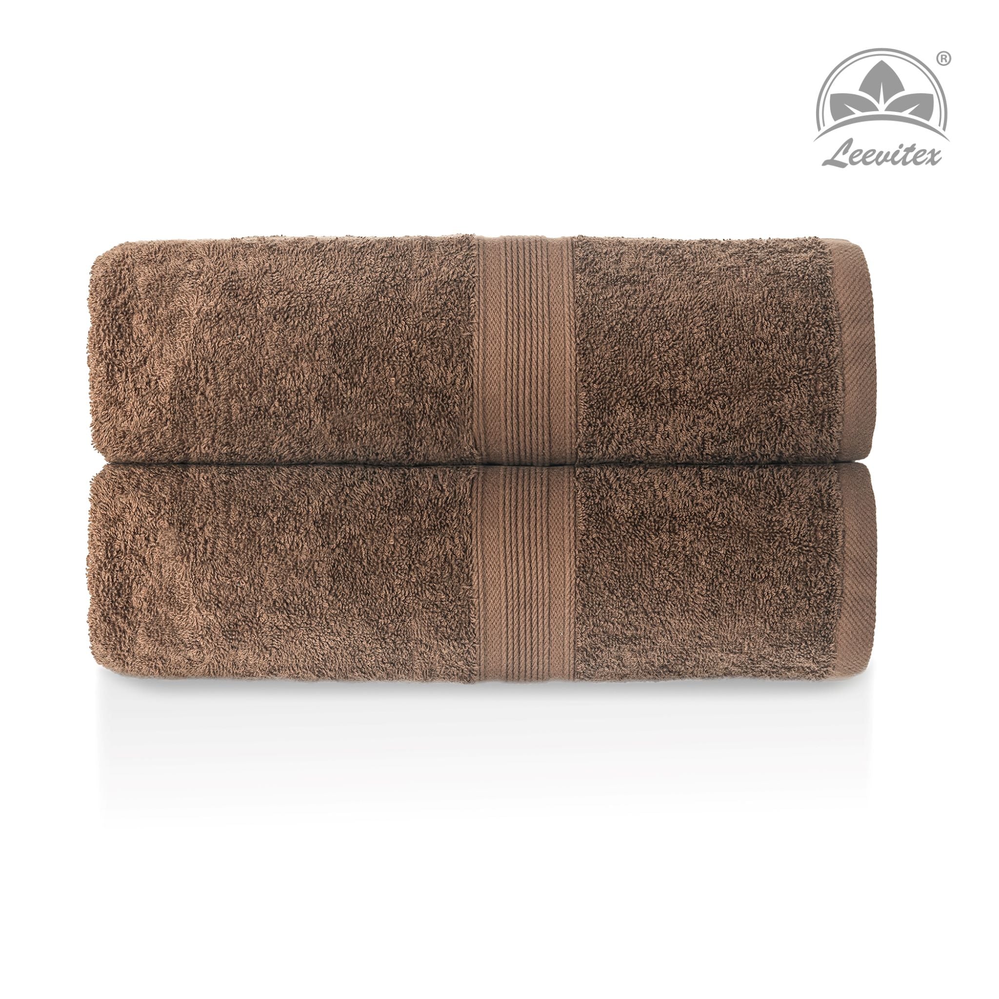 Duschtücher im 2er Set – 100% Baumwolle, 70 x 140 cm, weich und saugfähig