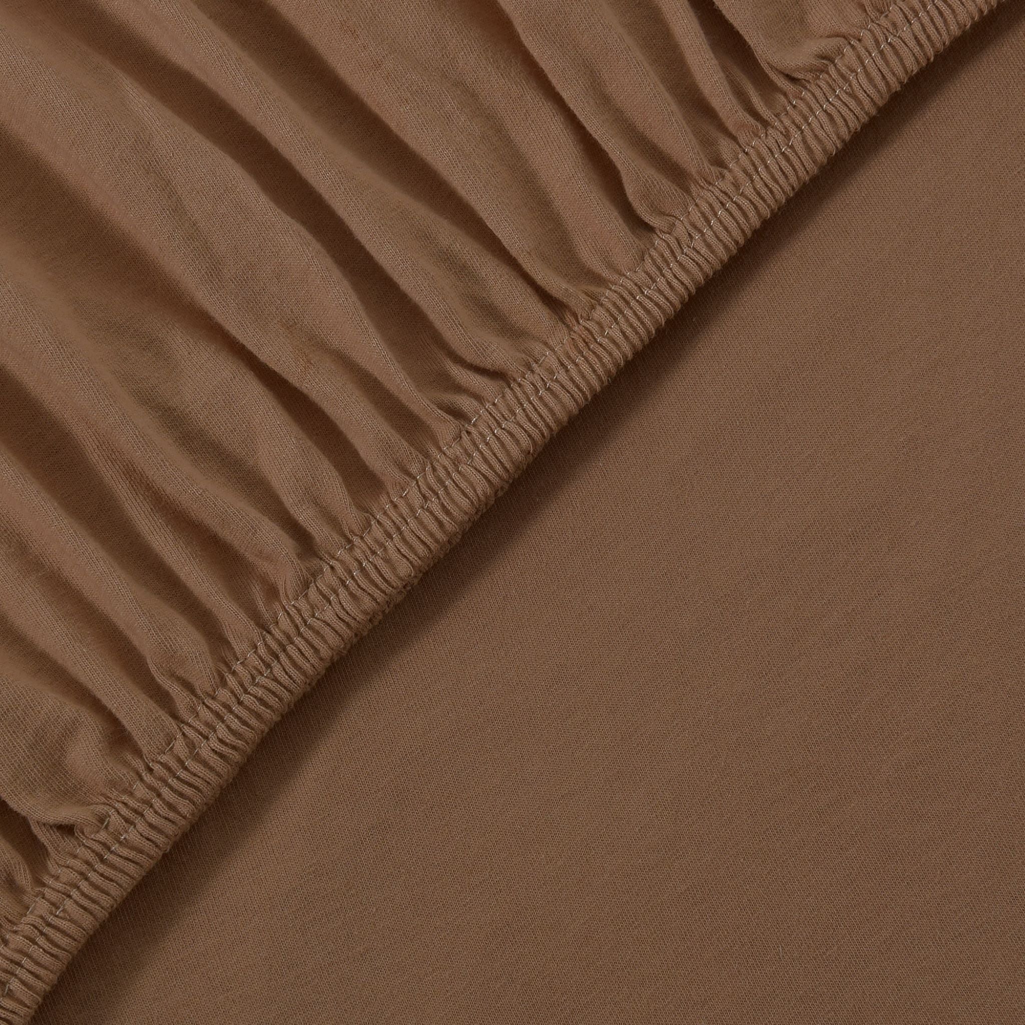 Basic Spannbettlaken 90x200 cm - 100x200cm | 25 cm Steg | 100% Jersey-Baumwolle