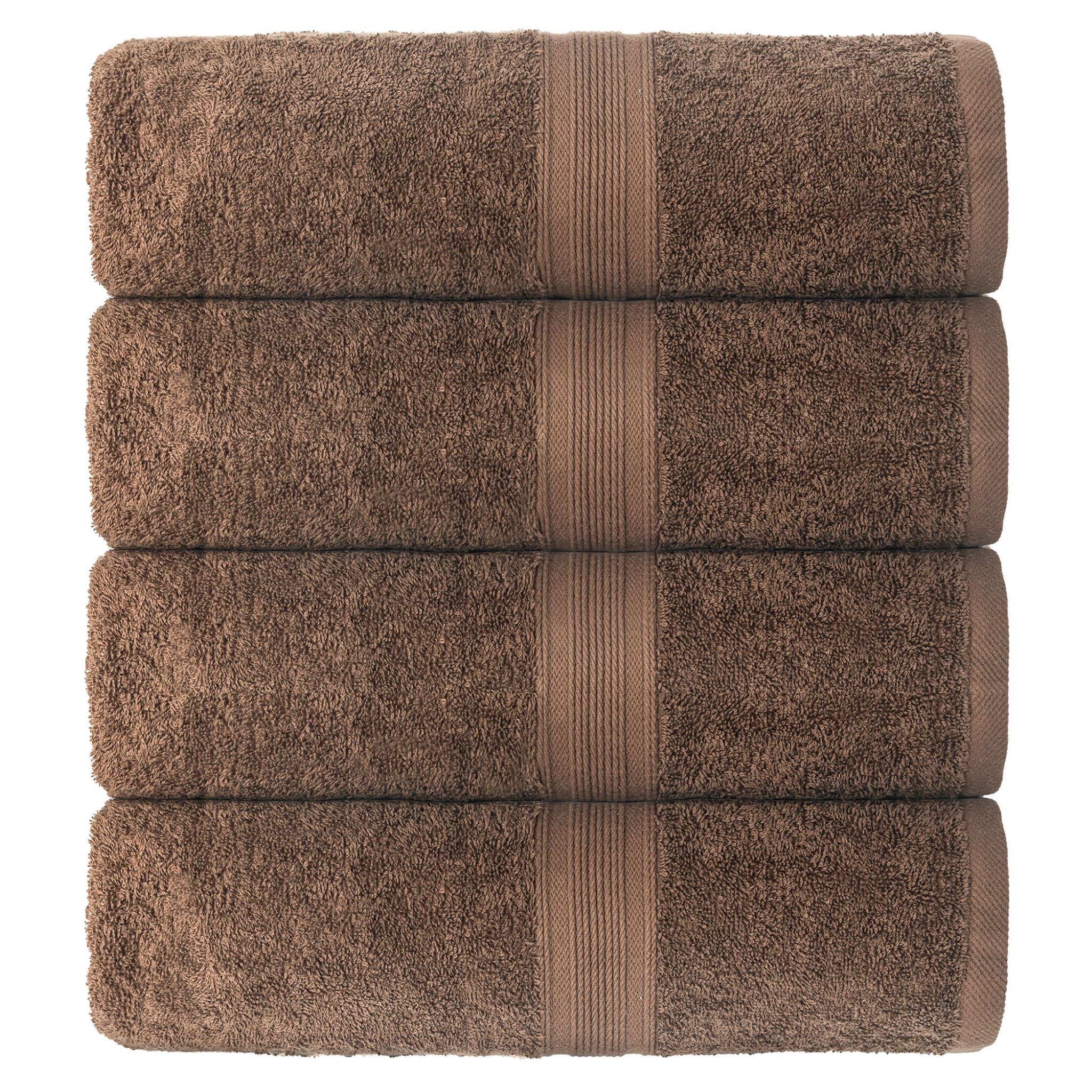 Handtücher von Leevitex – 4er Set, 100% Baumwolle, 50 x 100 cm, weich und saugfähig